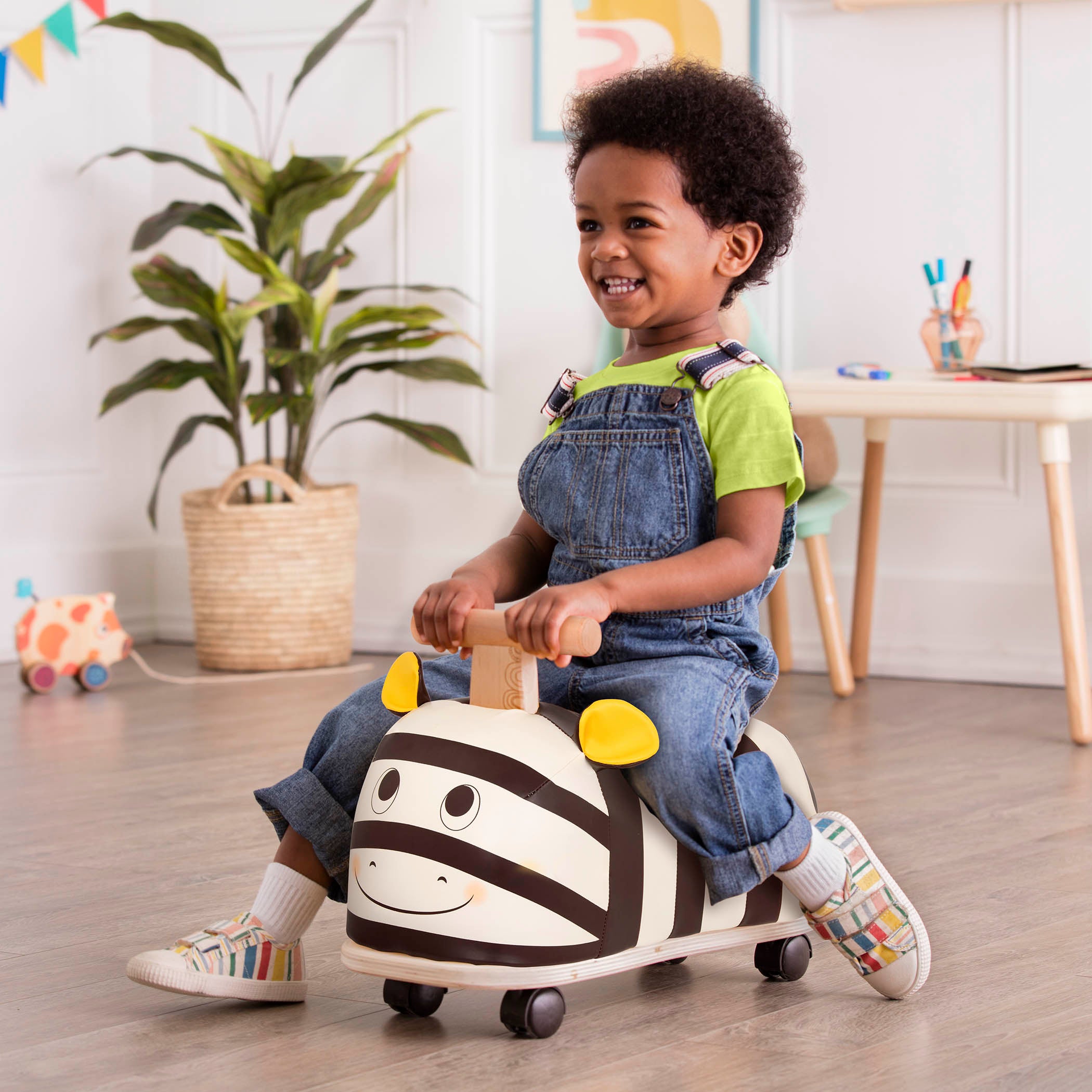 Zippity Zebra | Wooden Ride-On Toy | B. toys – MaisonBattat