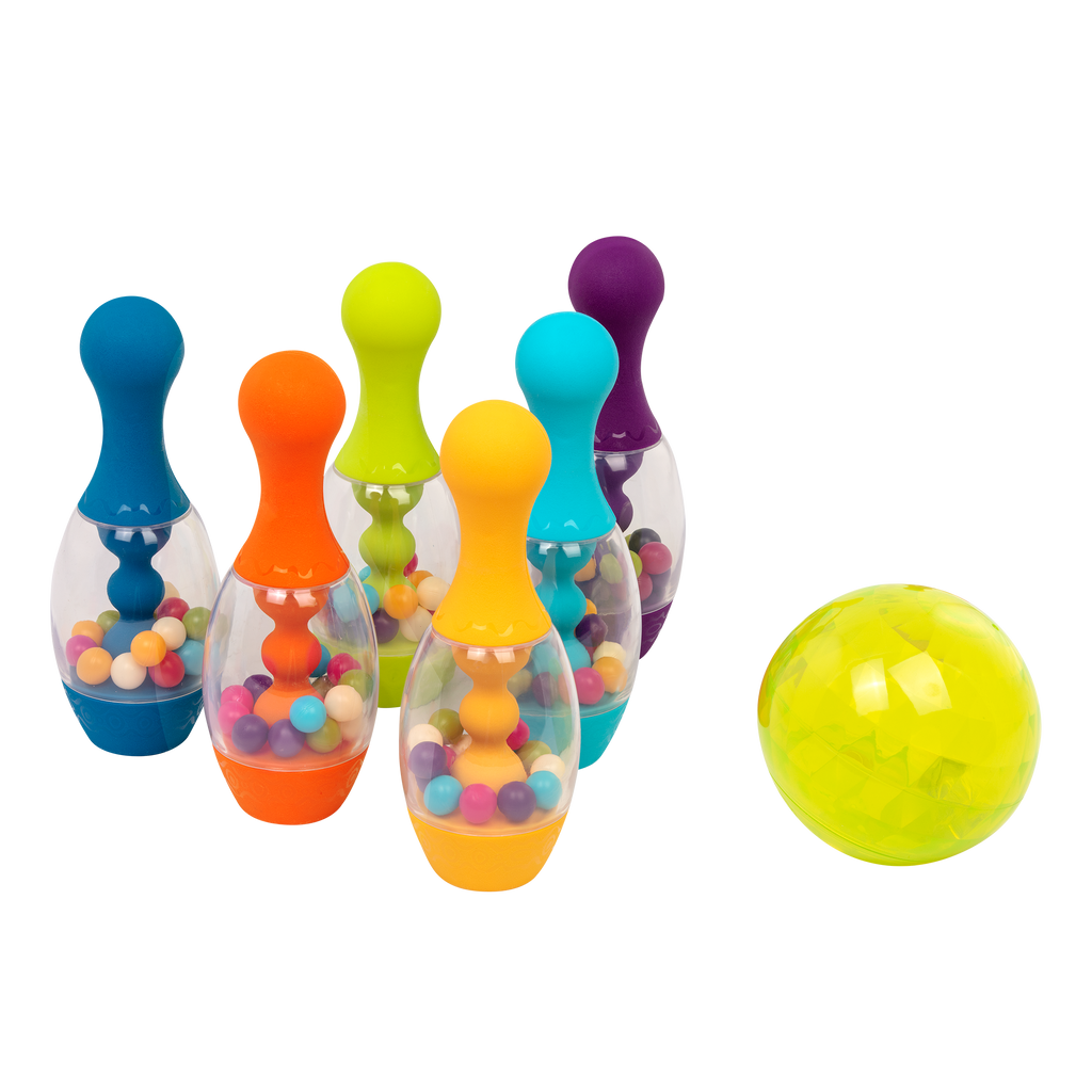 Colorful bowling set for kids.