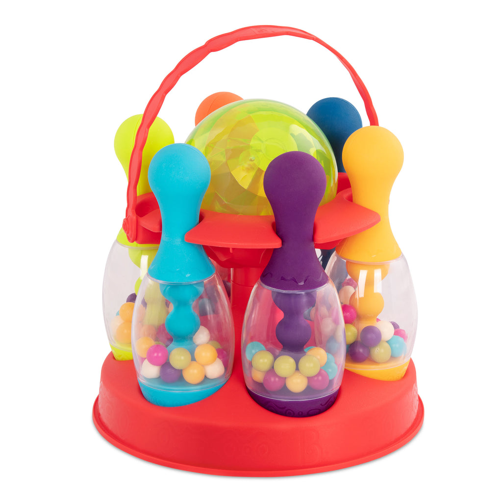 Colorful bowling set for kids.