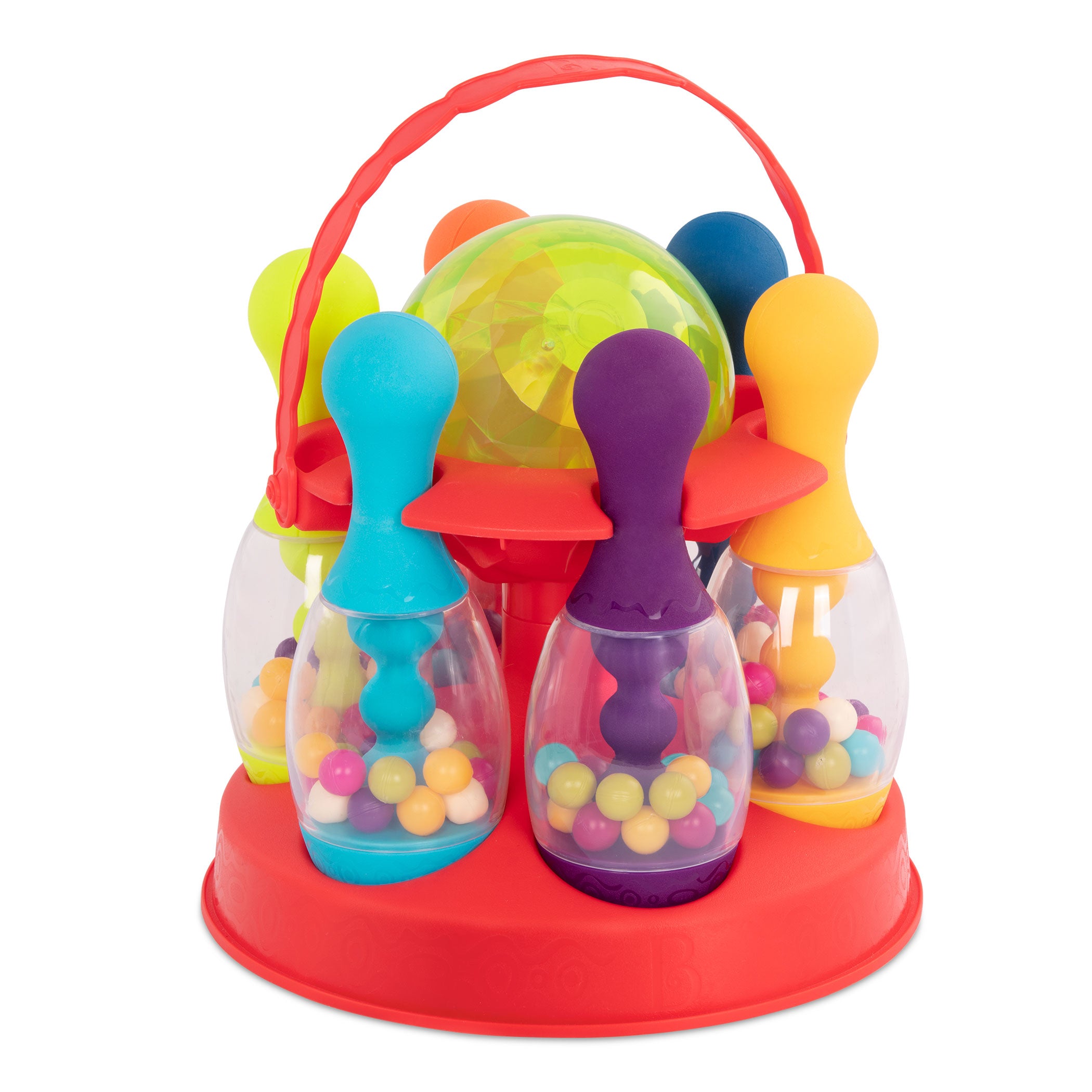 Colorful bowling set for kids.