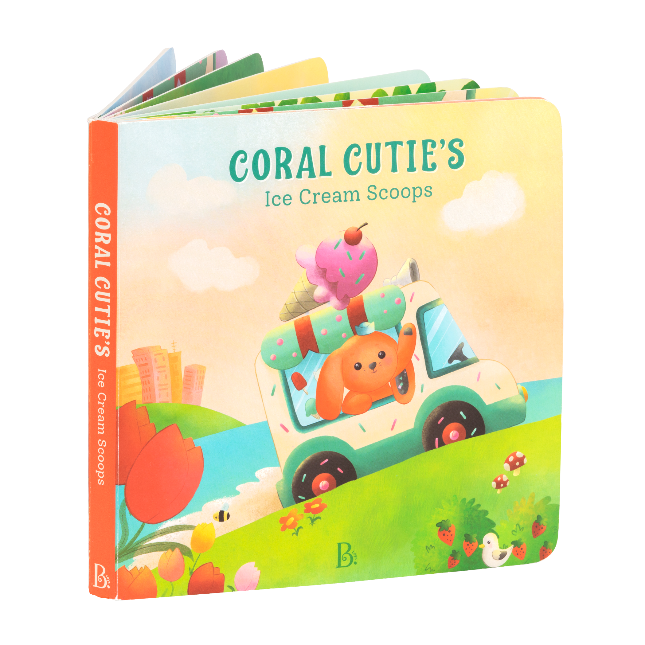 Plush bunny and board book.