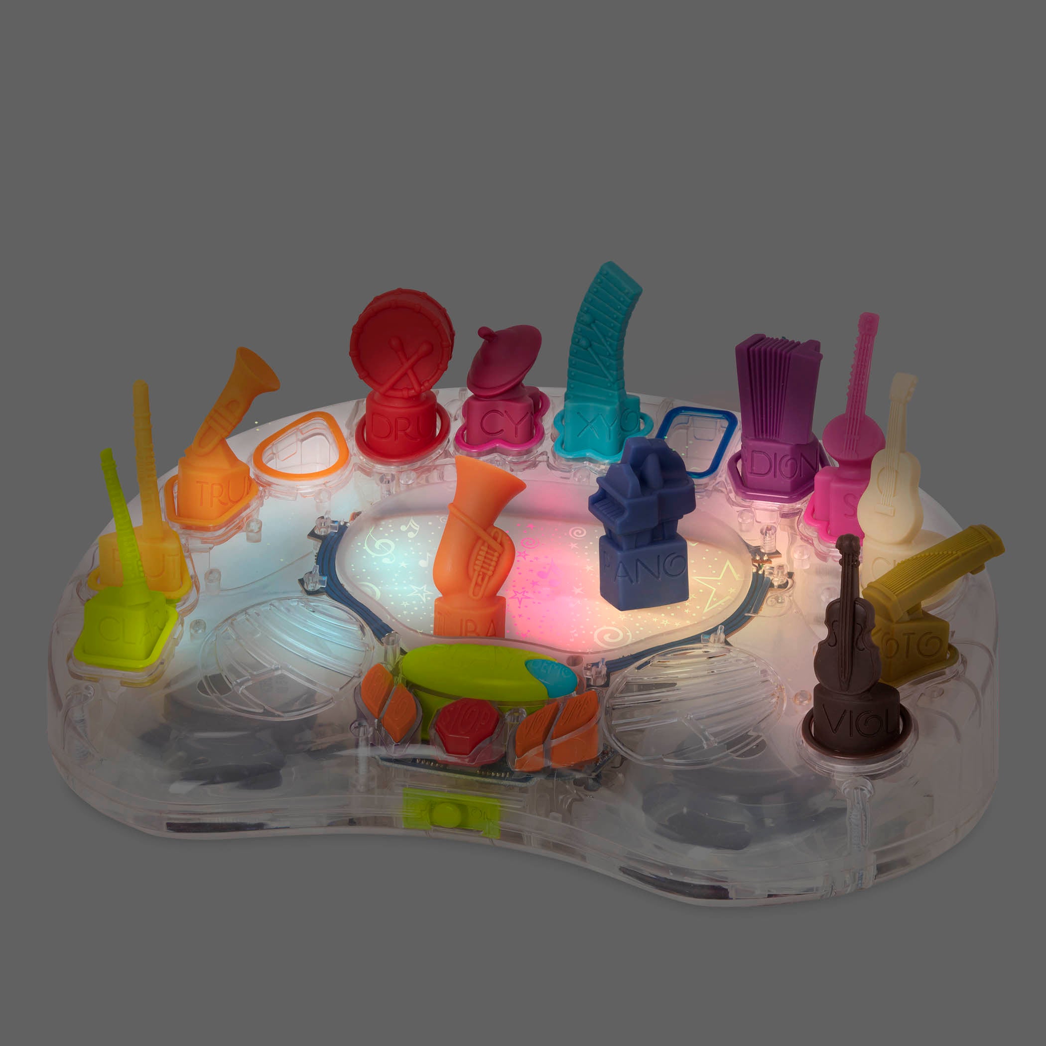 Interactive orchestra toy.