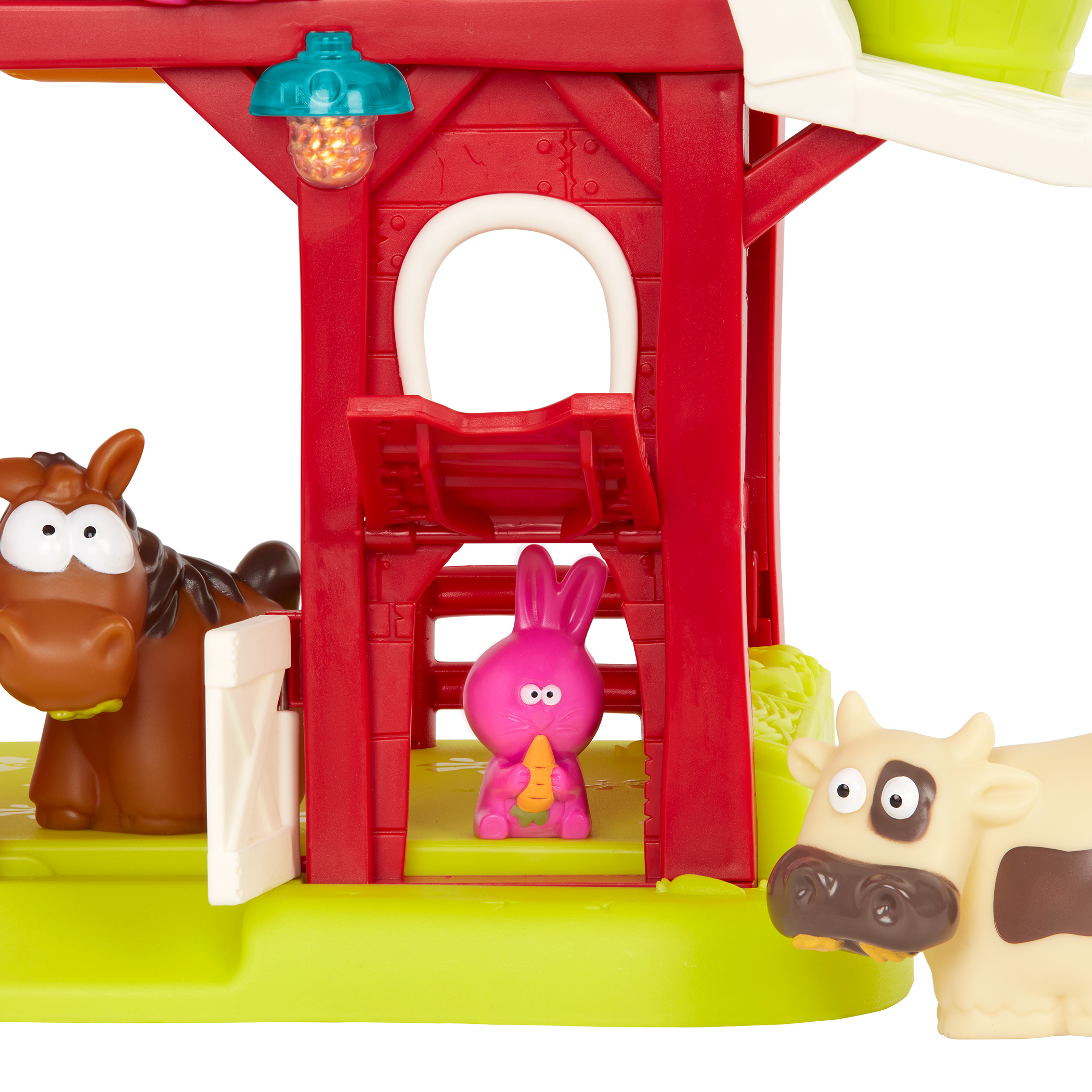 Toy barn with animals.