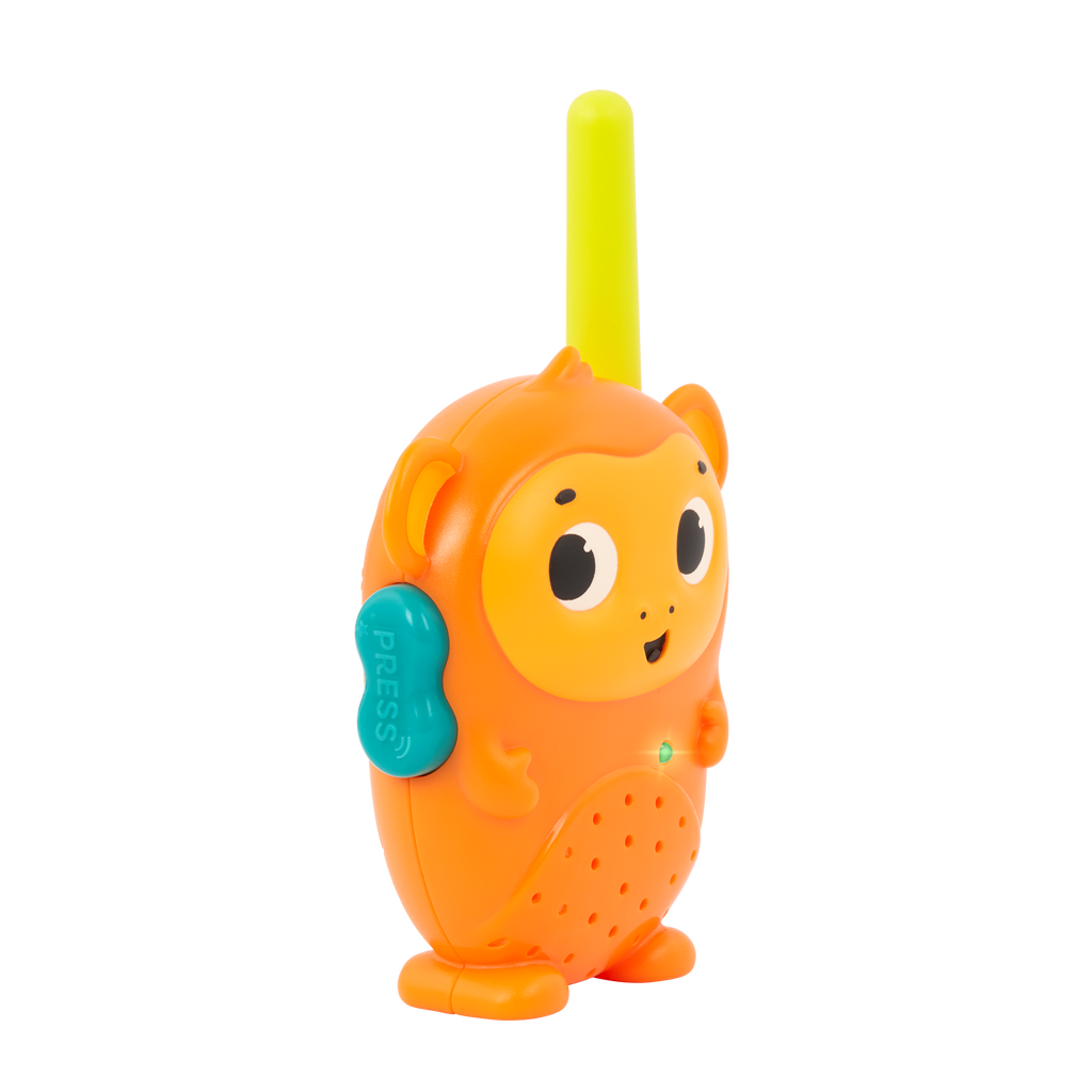 Hippo and monkey walkie-talkies.