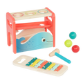Pounding toy and xylophone.