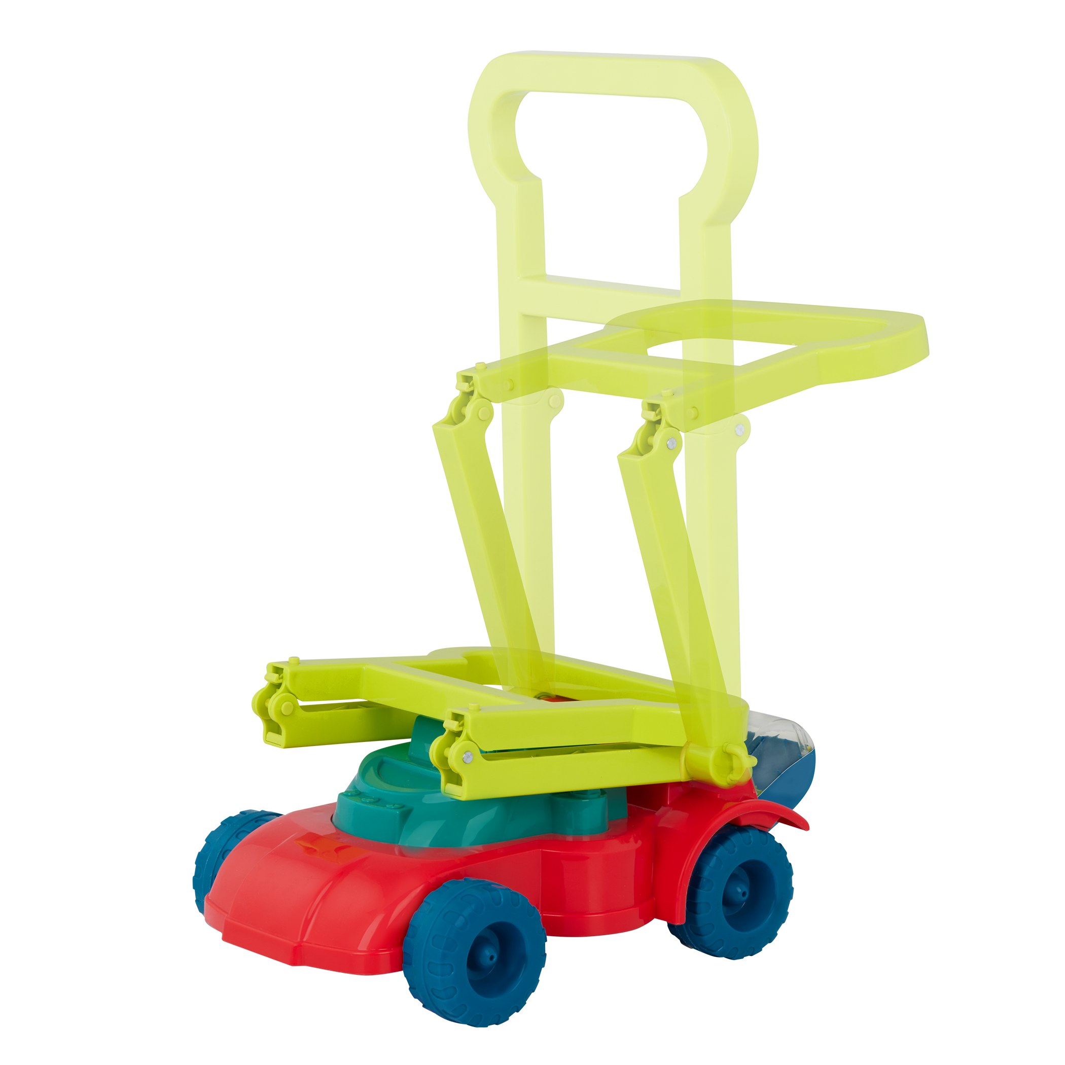Toy lawn mower push toy bead popper for toddlers