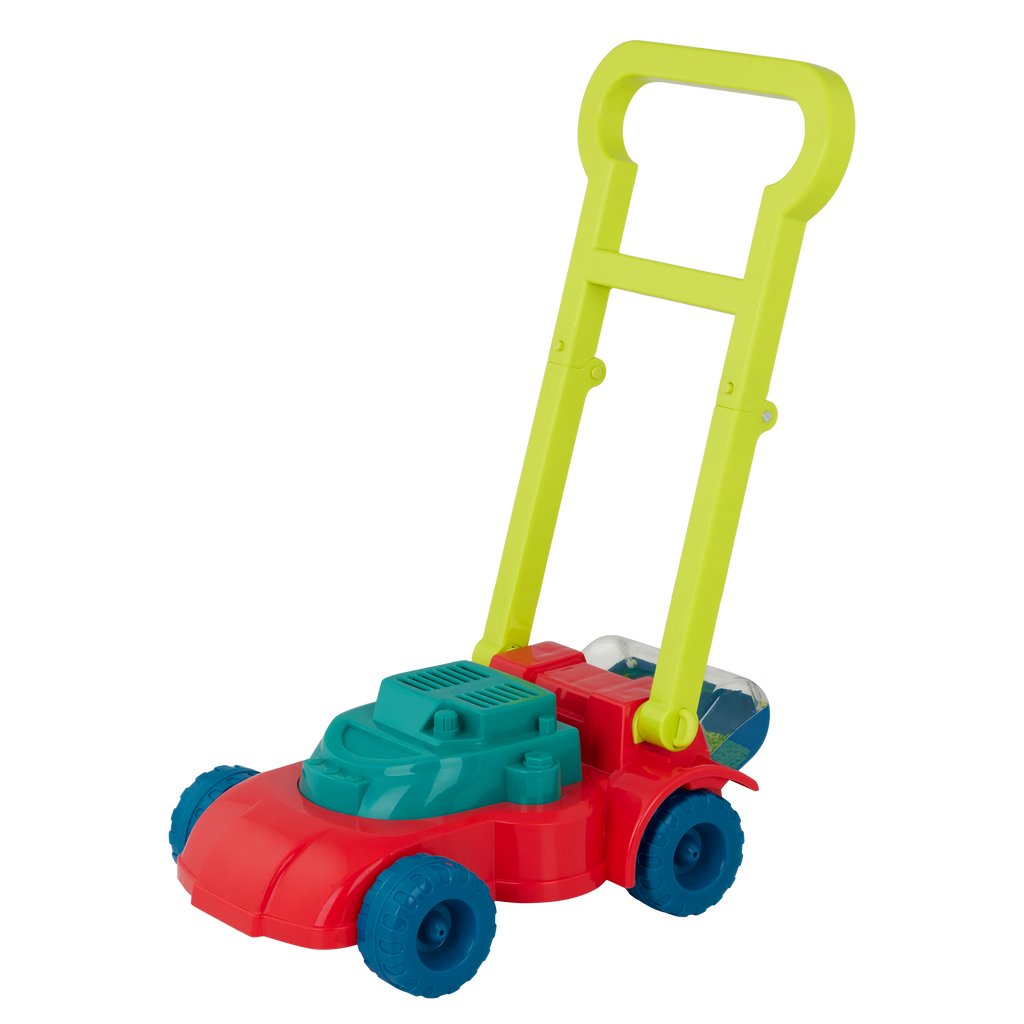 Toy lawn mower push toy bead popper for toddlers