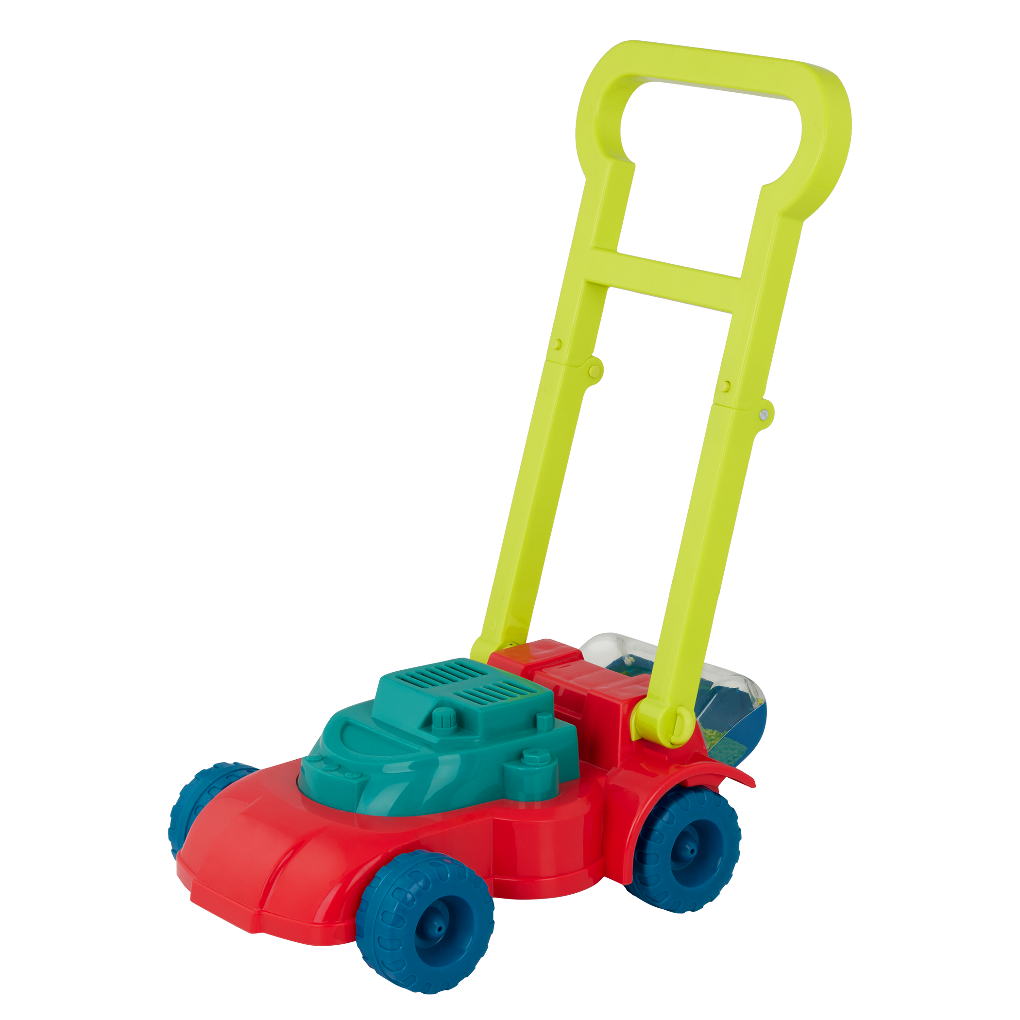 Toy lawn mower push toy bead popper for toddlers