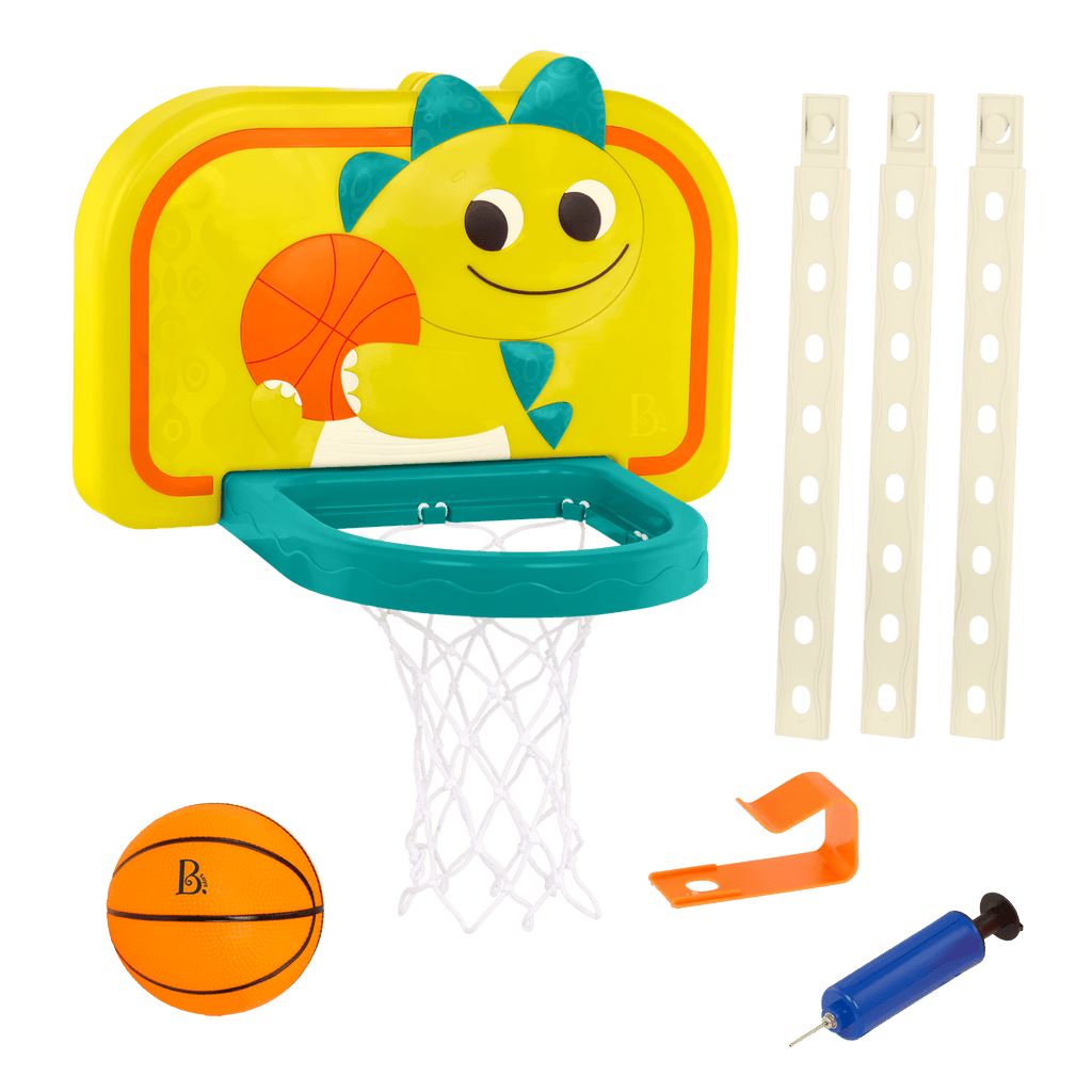 Adjustable kids basketball net door hanging