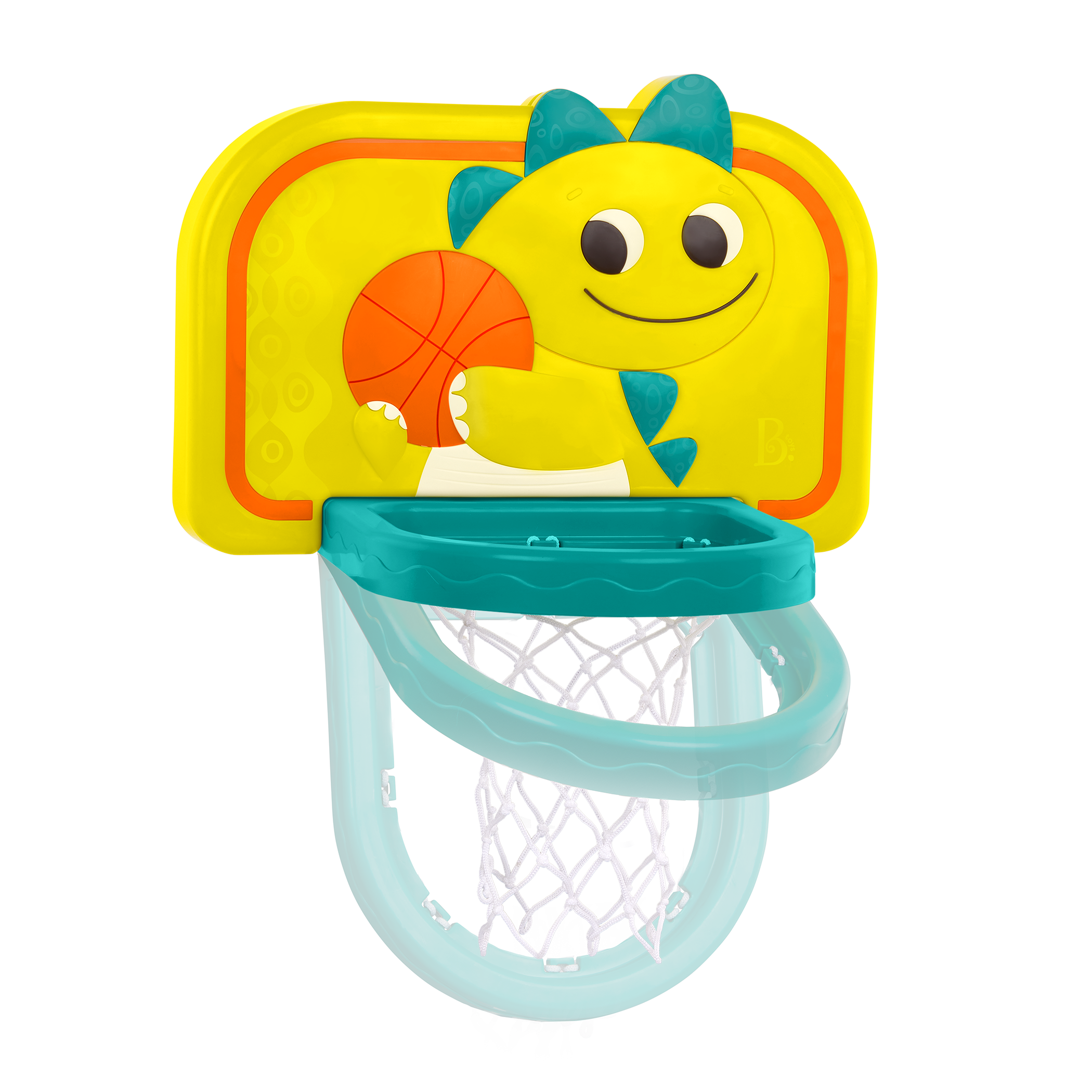 Adjustable kids basketball net door hanging