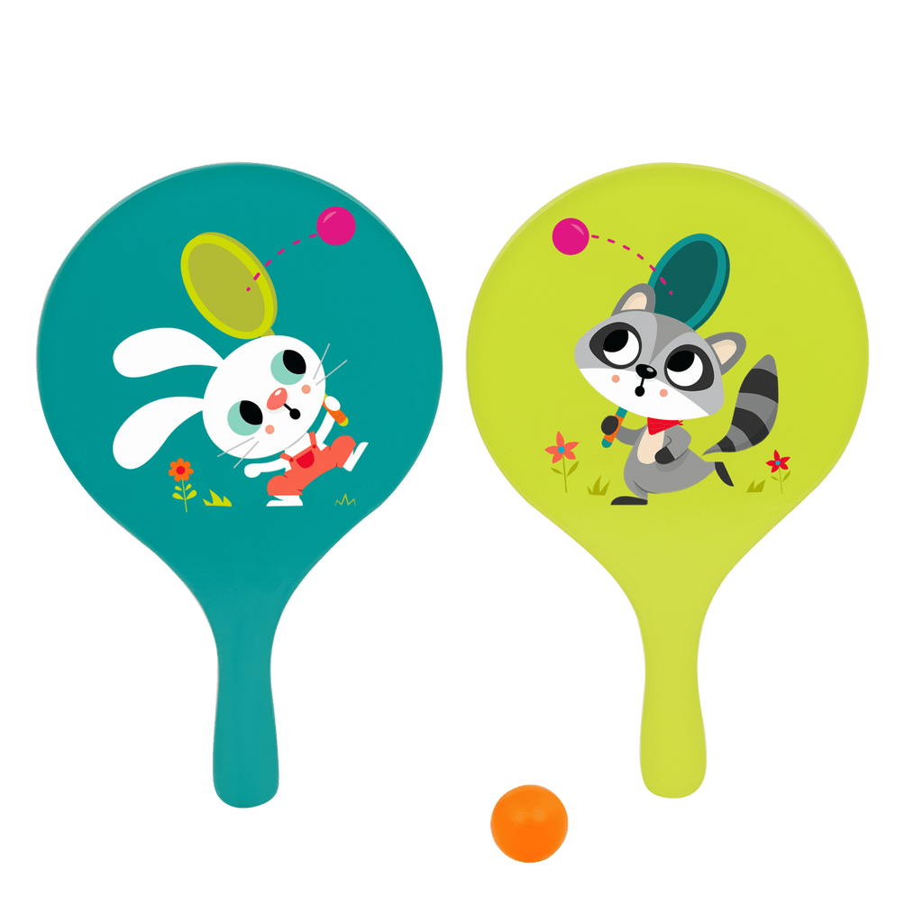 Bouncy paddle ball game for kids summer