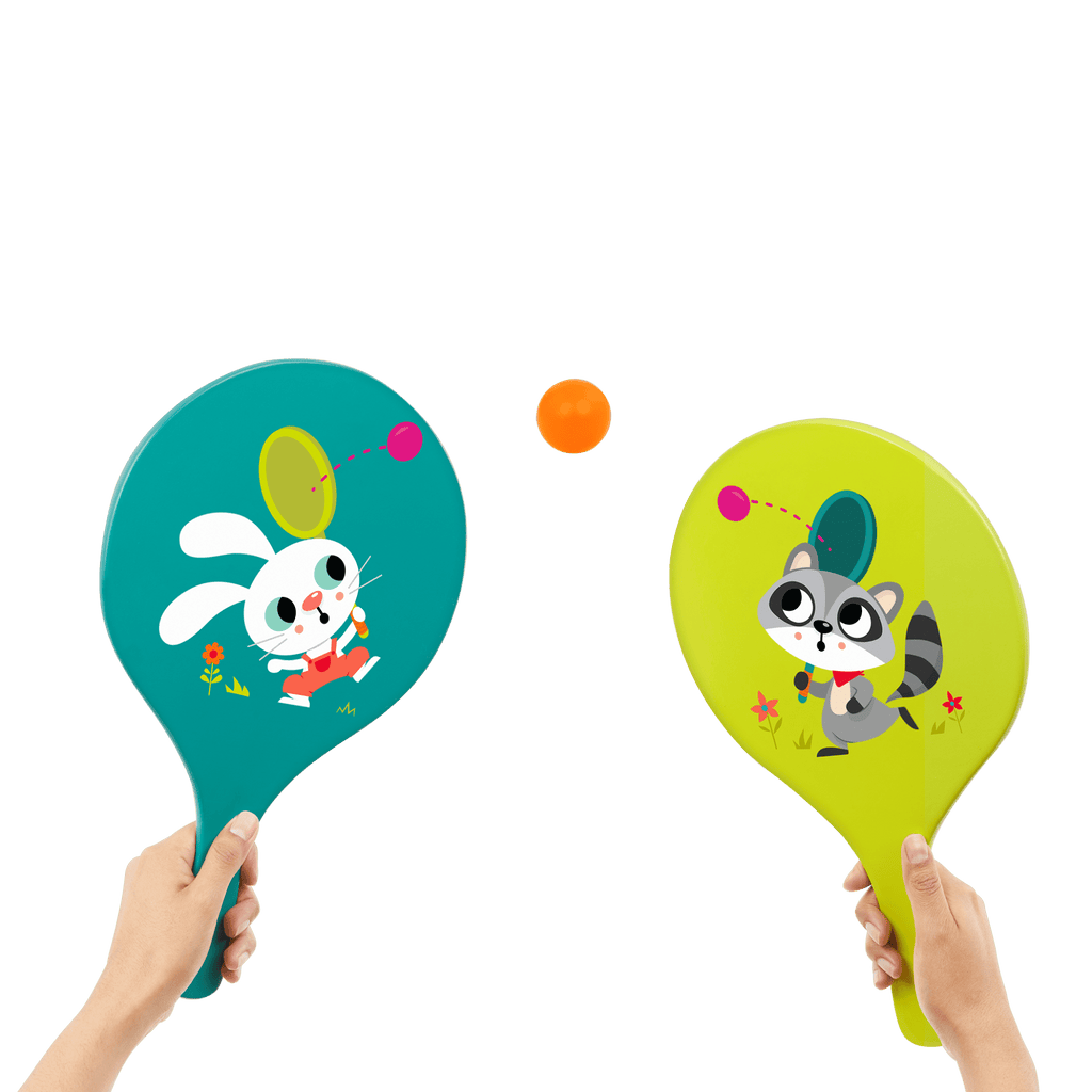 Bouncy paddle ball game for kids summer