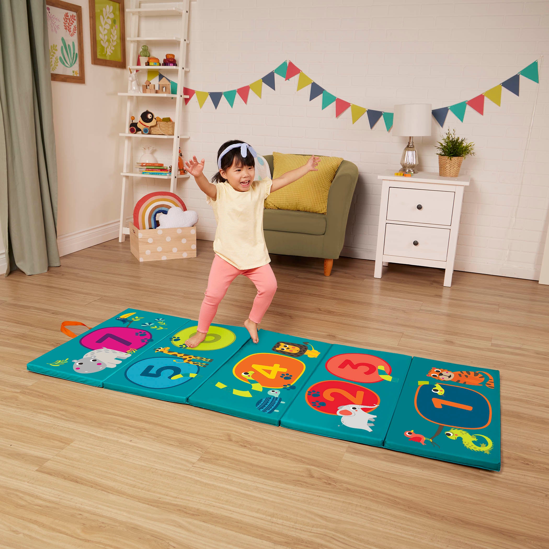 Tumbling mat for kids.