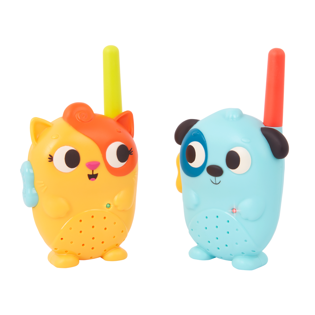 Dog and cat walkie-talkie set.