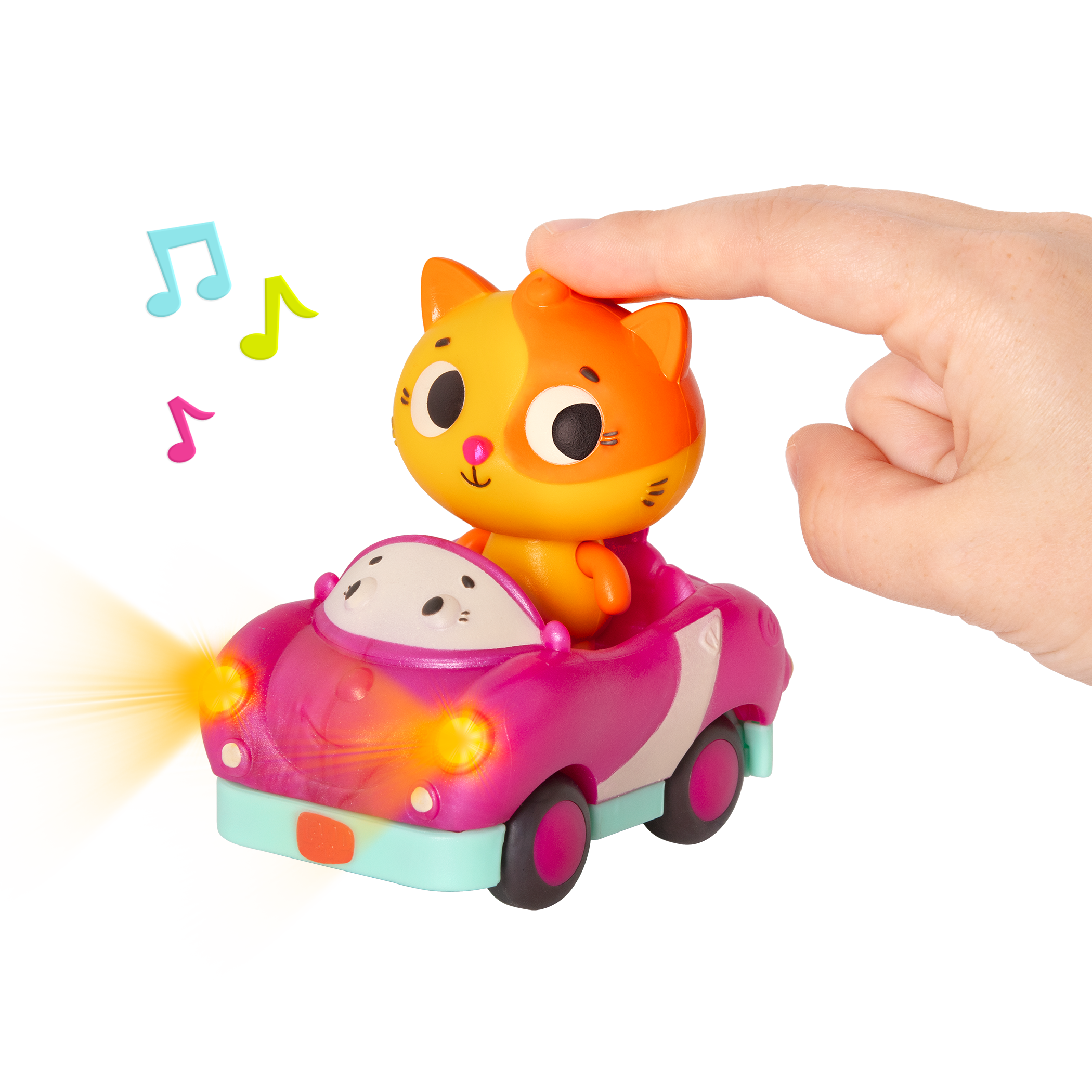 Set of mini vehicles for toddlers