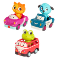 Set of mini vehicles for toddlers