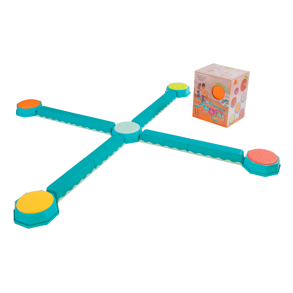 Balance beams for kids active play floor is lava