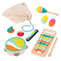Wooden instruments pack for kids toddlers xylophone percussion