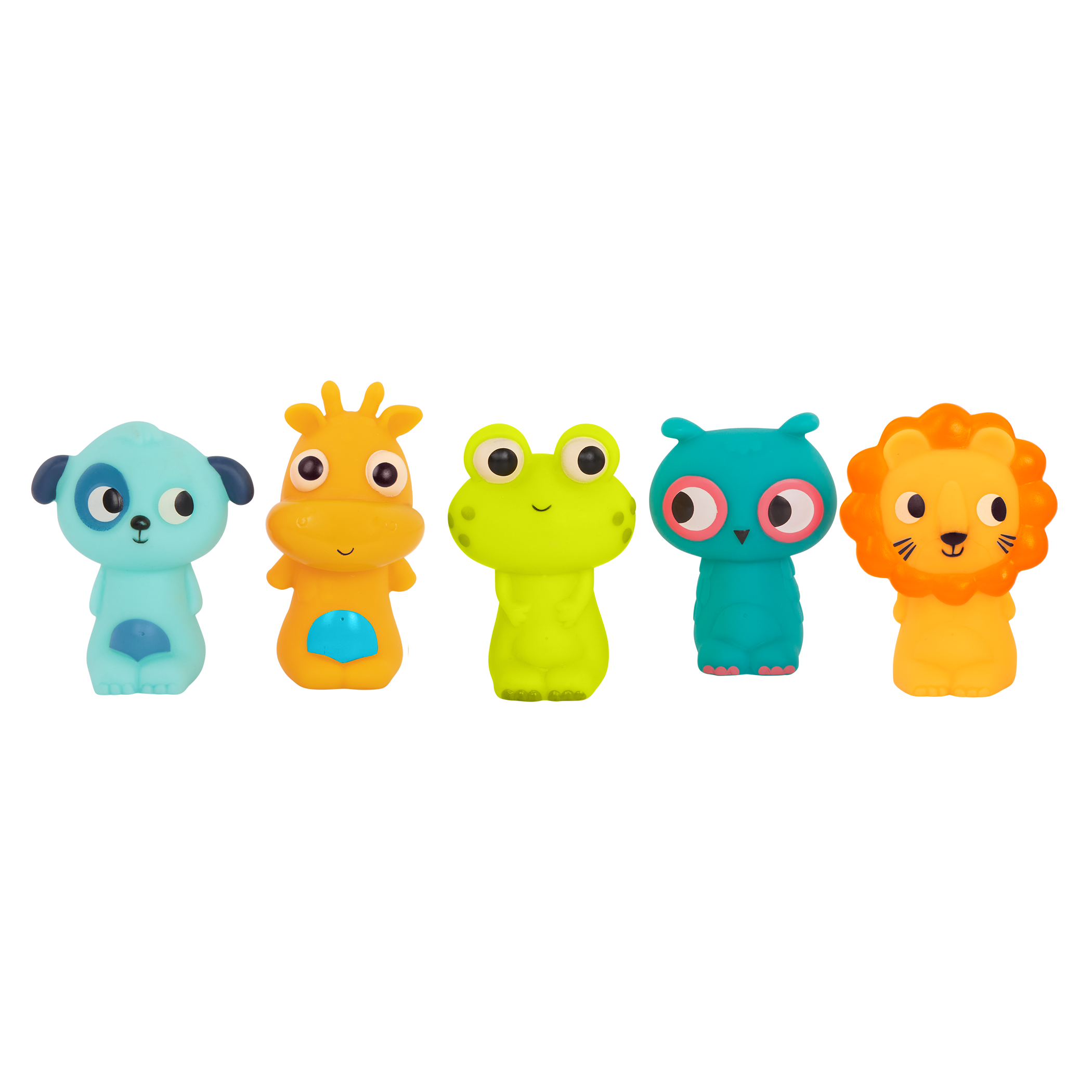 Animal finger puppets set for toddlers bath toy