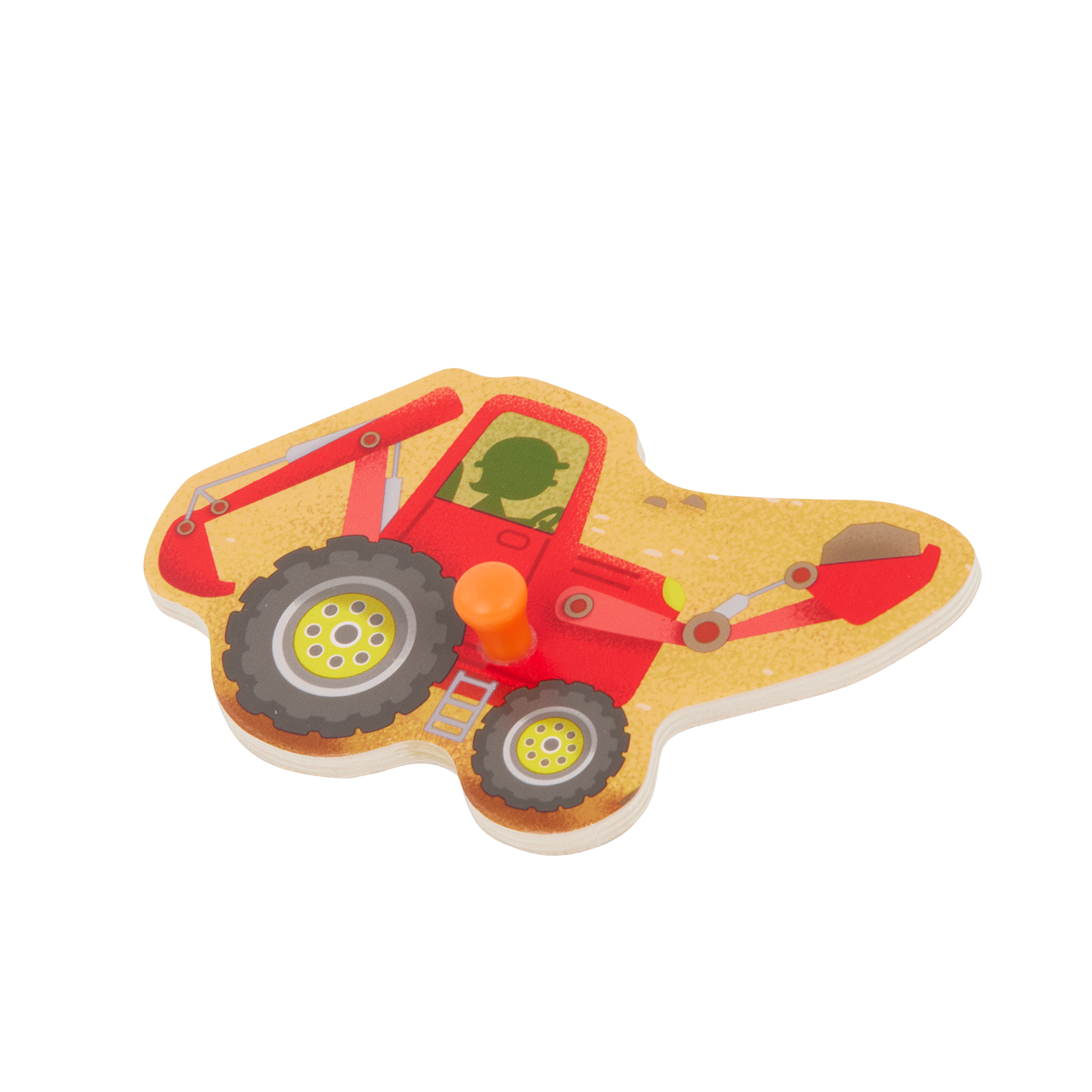 Wooden peg puzzles for toddlers trucks cars construction