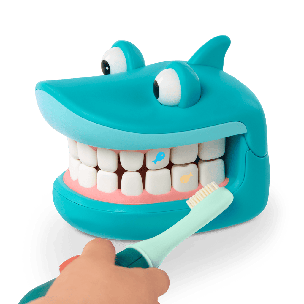 Complete Shark Tooth Dentist Set pretend play playset for infants
