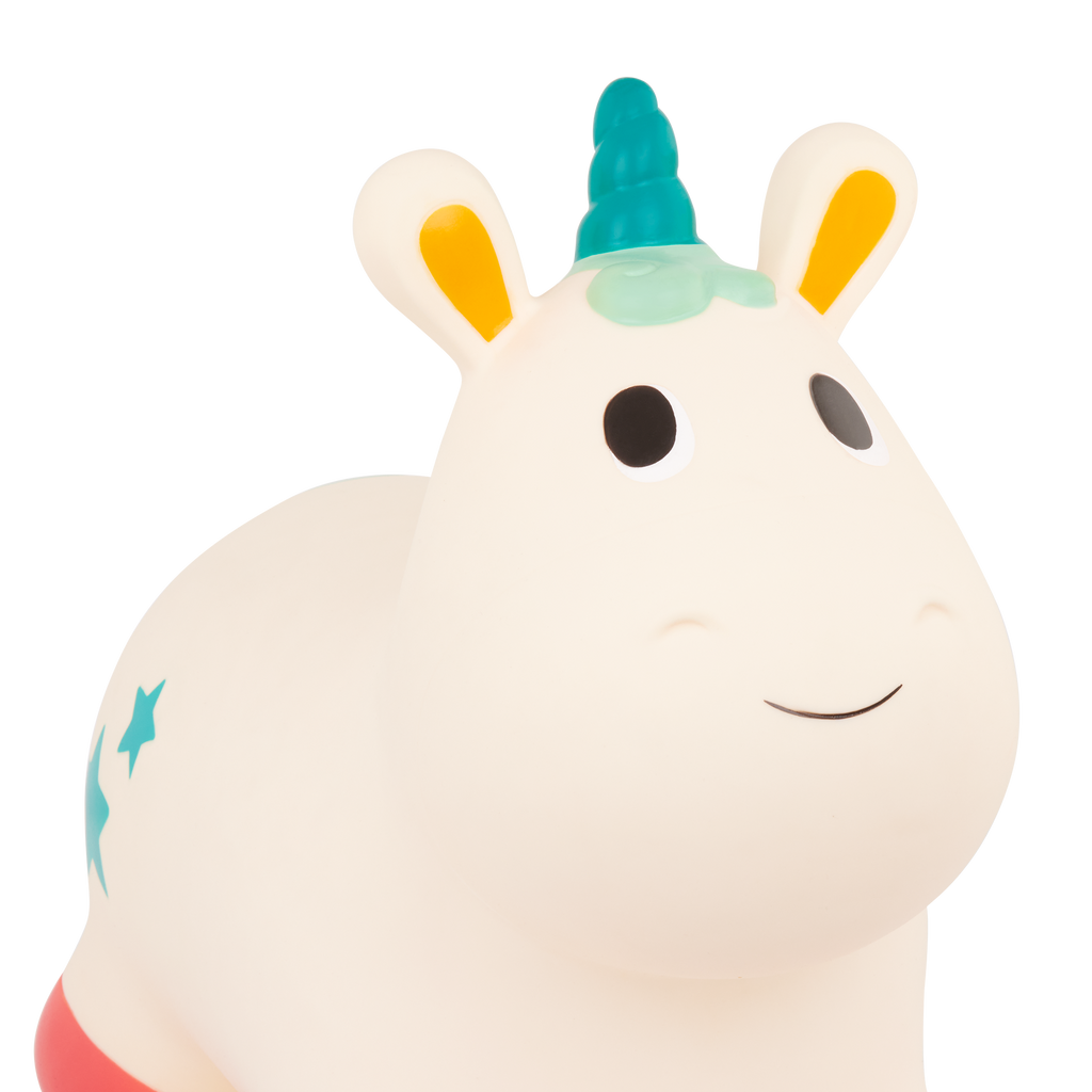 Unicorn inflatable bouncer toy for toddlers ride-on