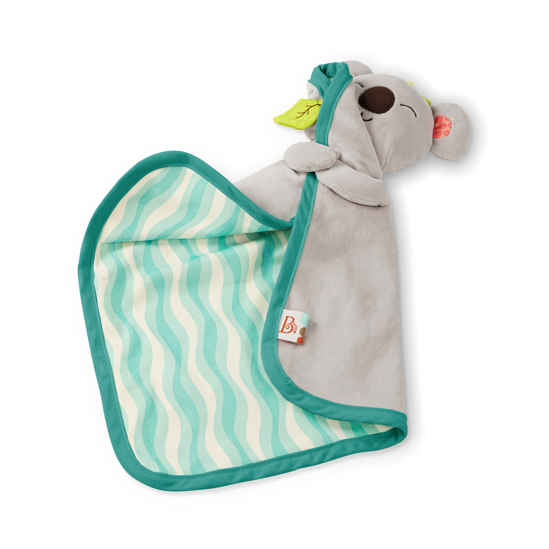Plush baby lovey koala blanket