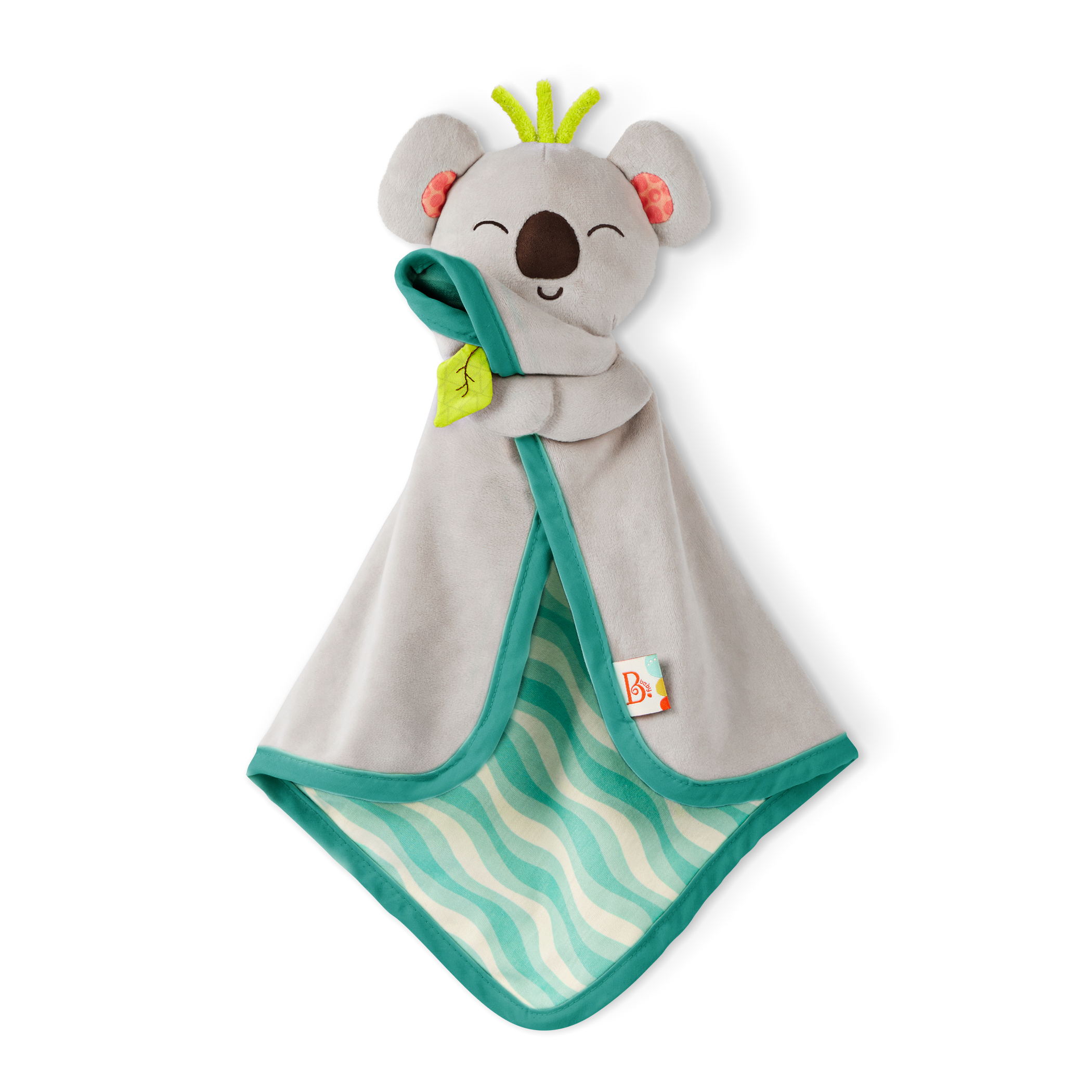 Plush baby lovey koala blanket