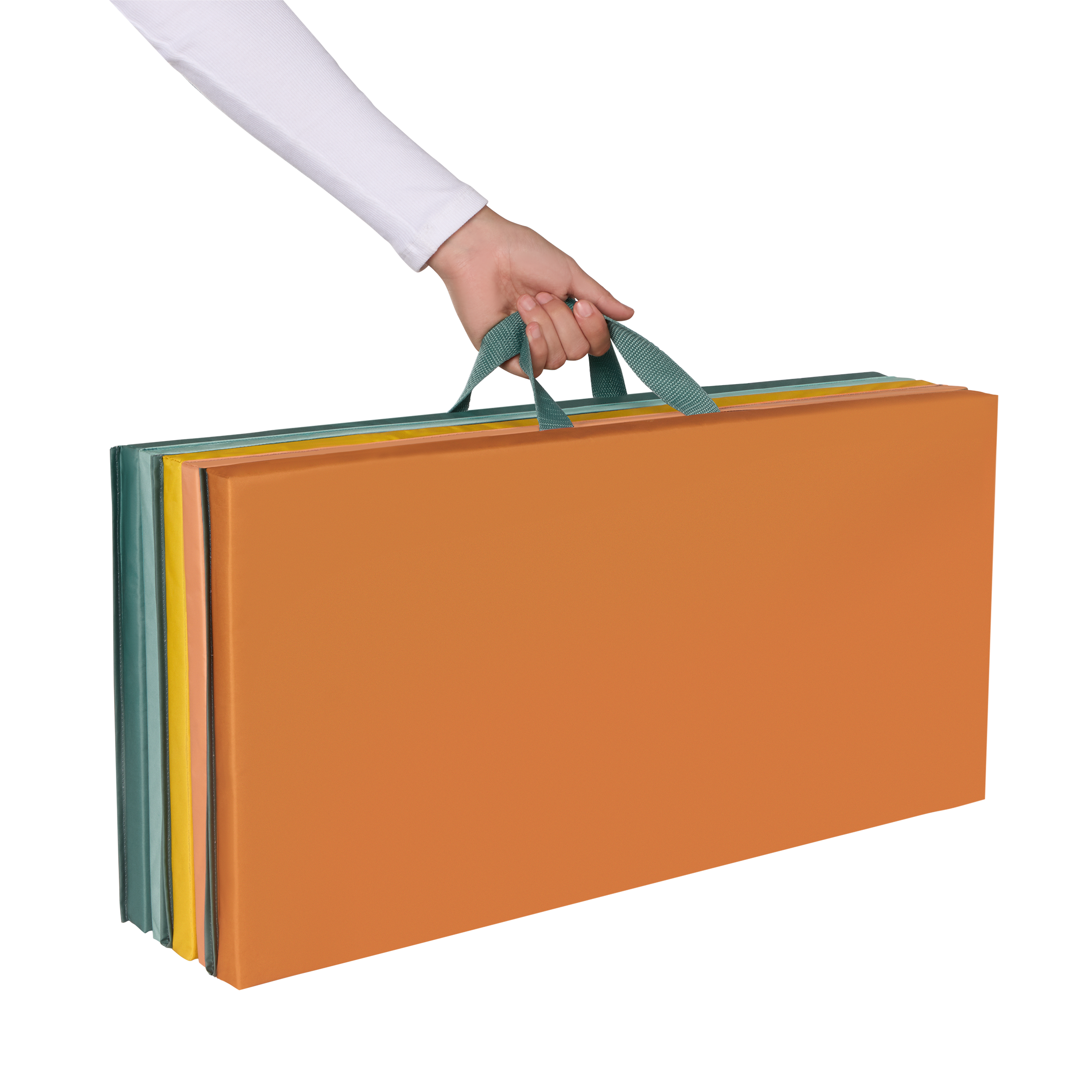 Folding foam play mat for tumbling kids gymnastics