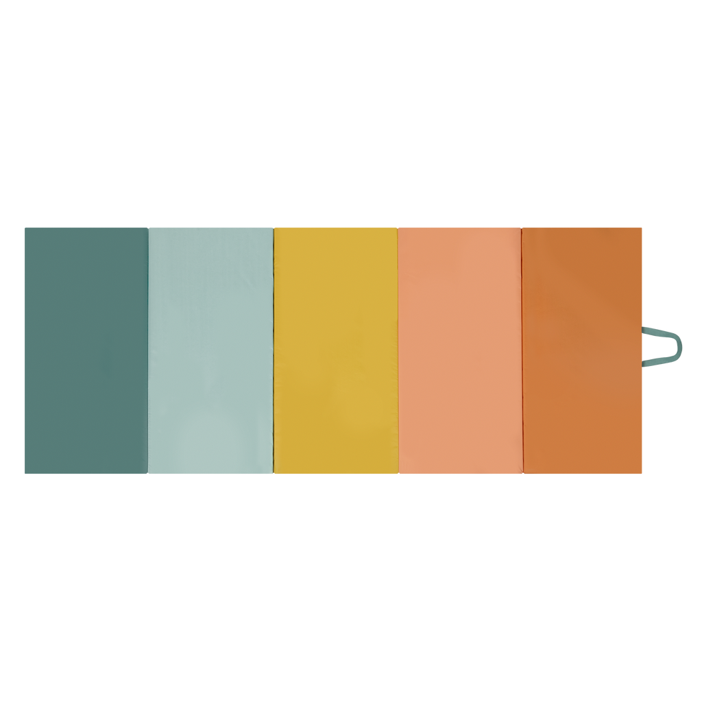 Folding foam play mat for tumbling kids gymnastics