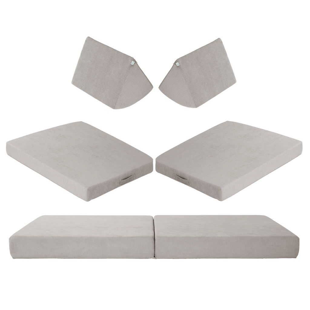 Foam fort building set for kids indoor active basement play blanket forts