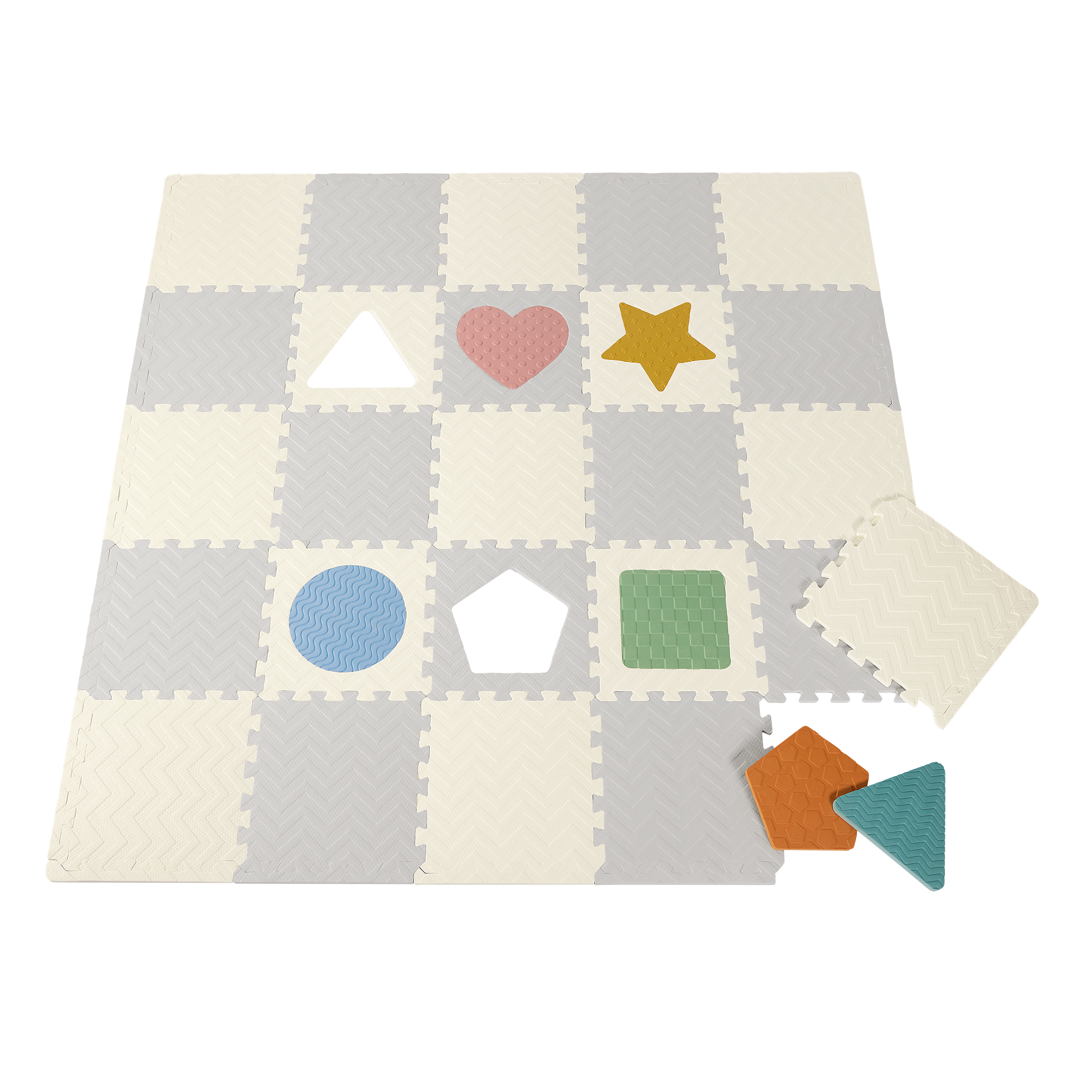 Foam tile play mat for kids