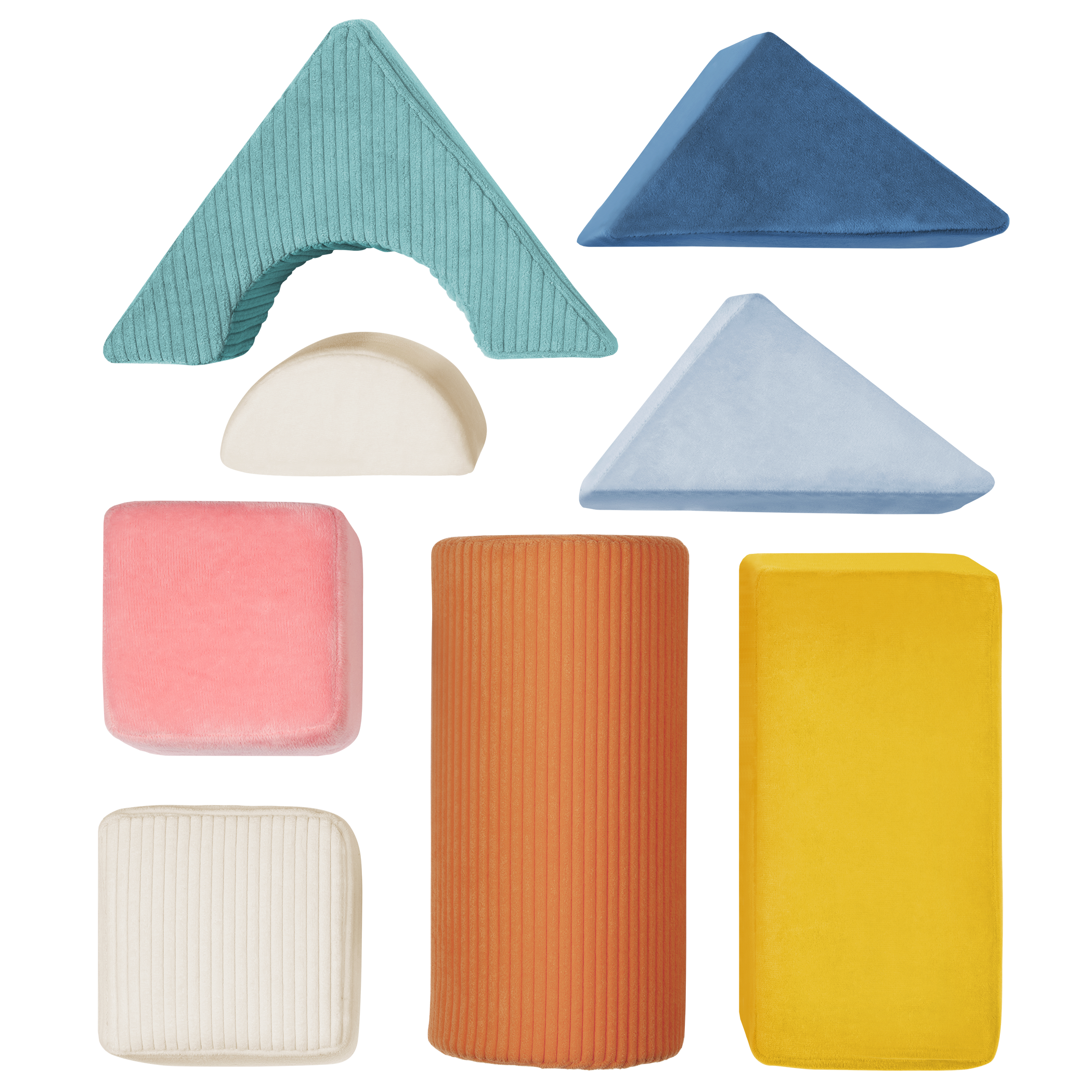 Soft sensory foam blocks for babies architectural building blocks