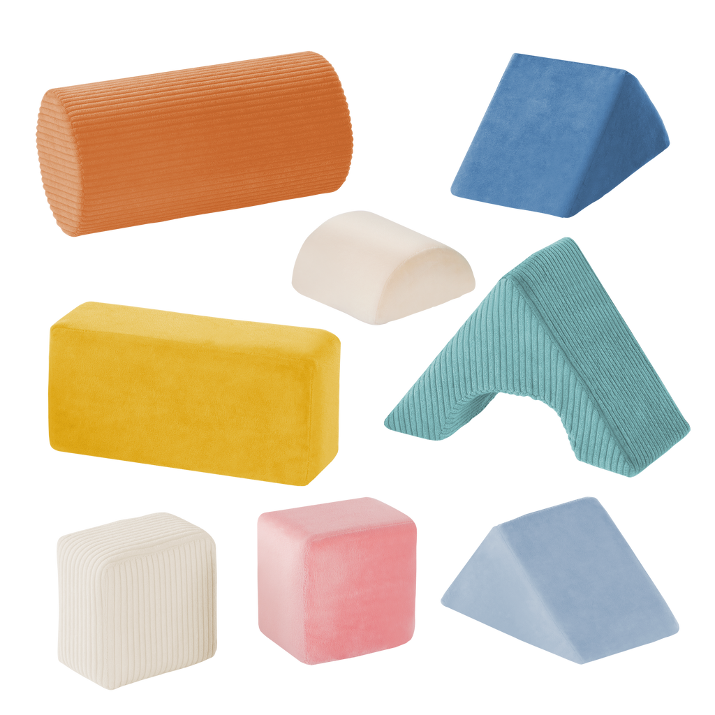 Soft sensory foam blocks for babies architectural building blocks