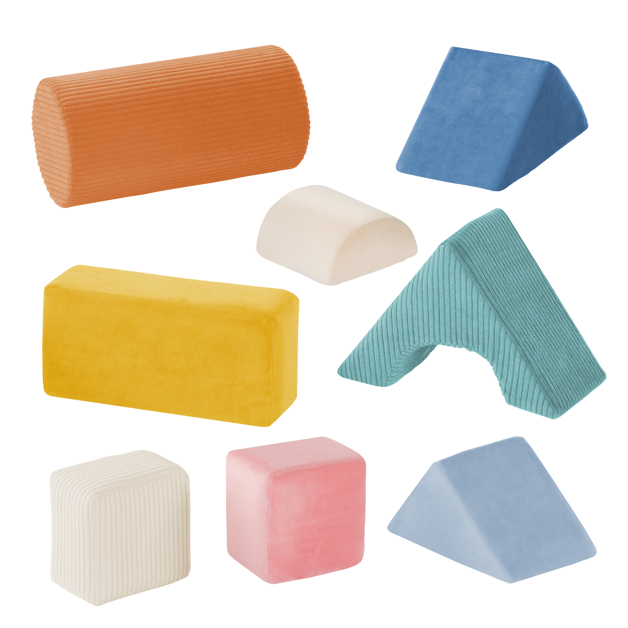 Soft sensory foam blocks for babies architectural building blocks