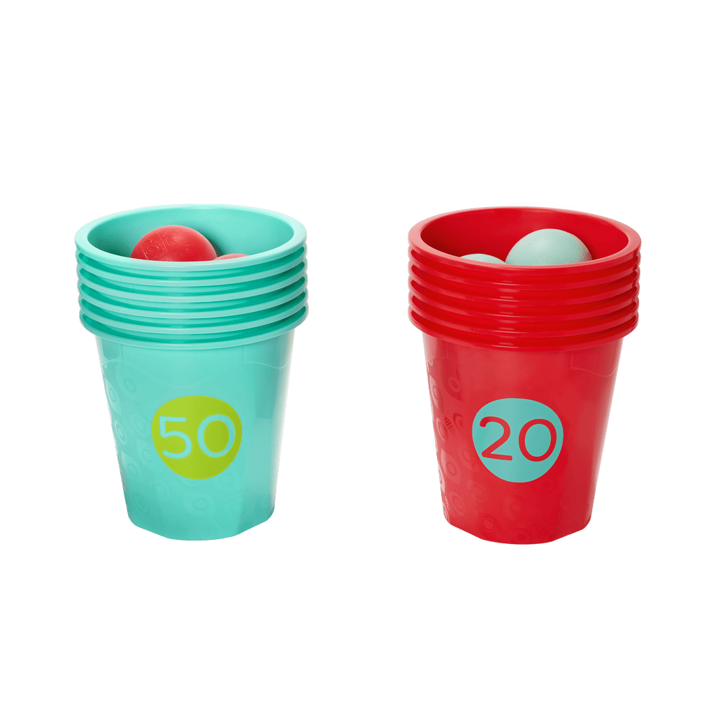 Bucket pong game for kids