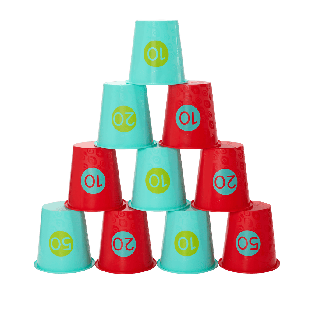 Bucket pong game for kids