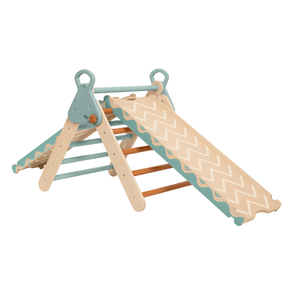 Wooden Montessori pikler triangle