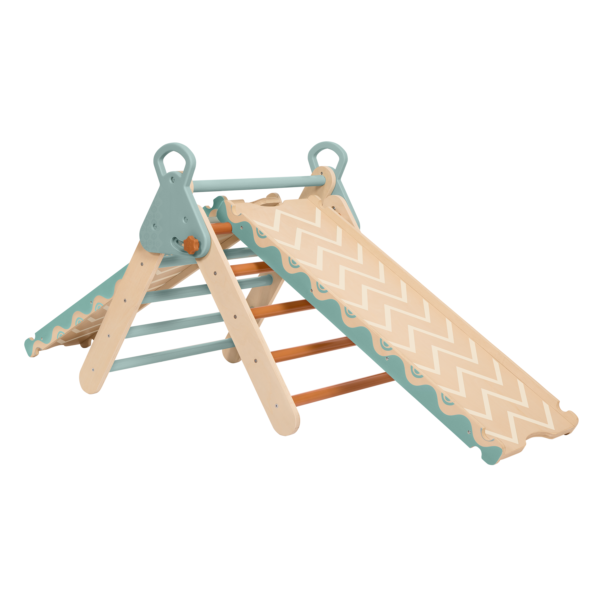 Wooden Montessori pikler triangle