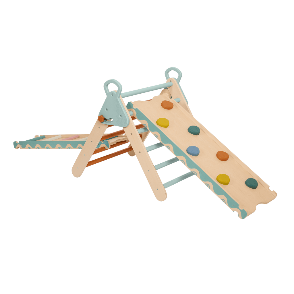 Wooden Montessori pikler triangle
