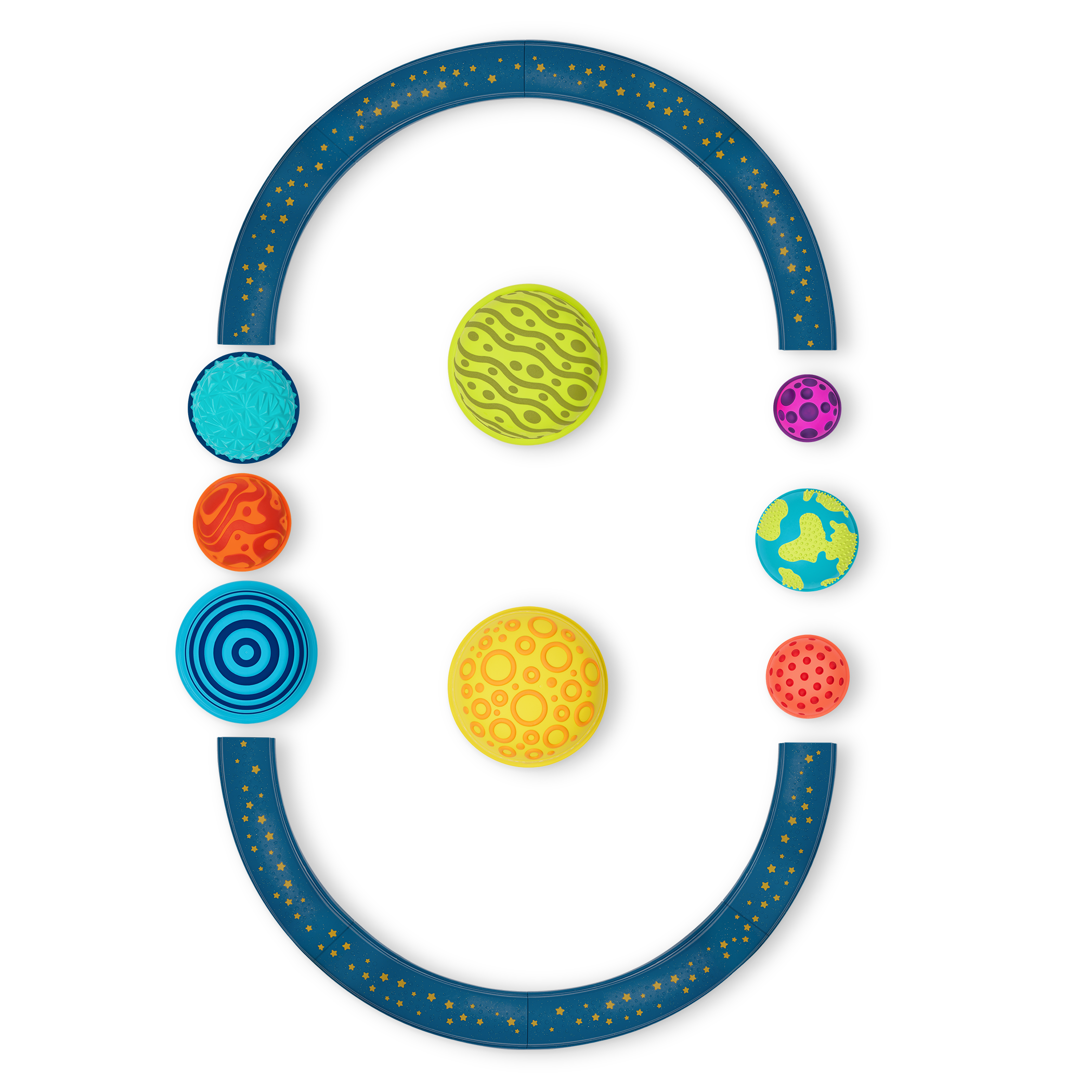 Solar system balance beams for kids