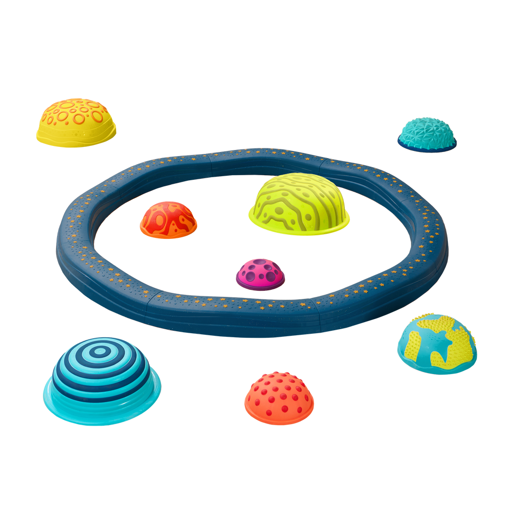 Solar system balance beams for kids