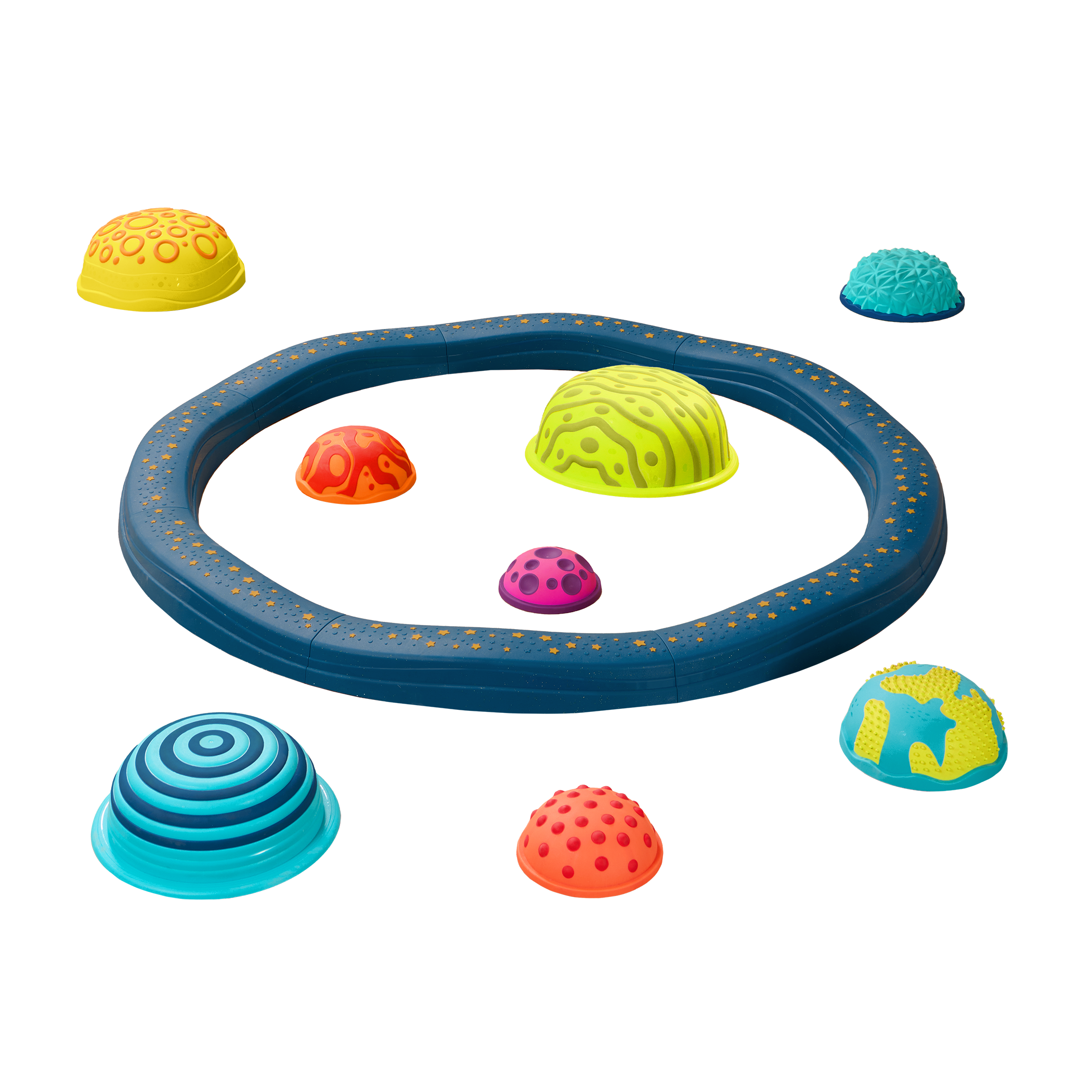 Solar system balance beams for kids