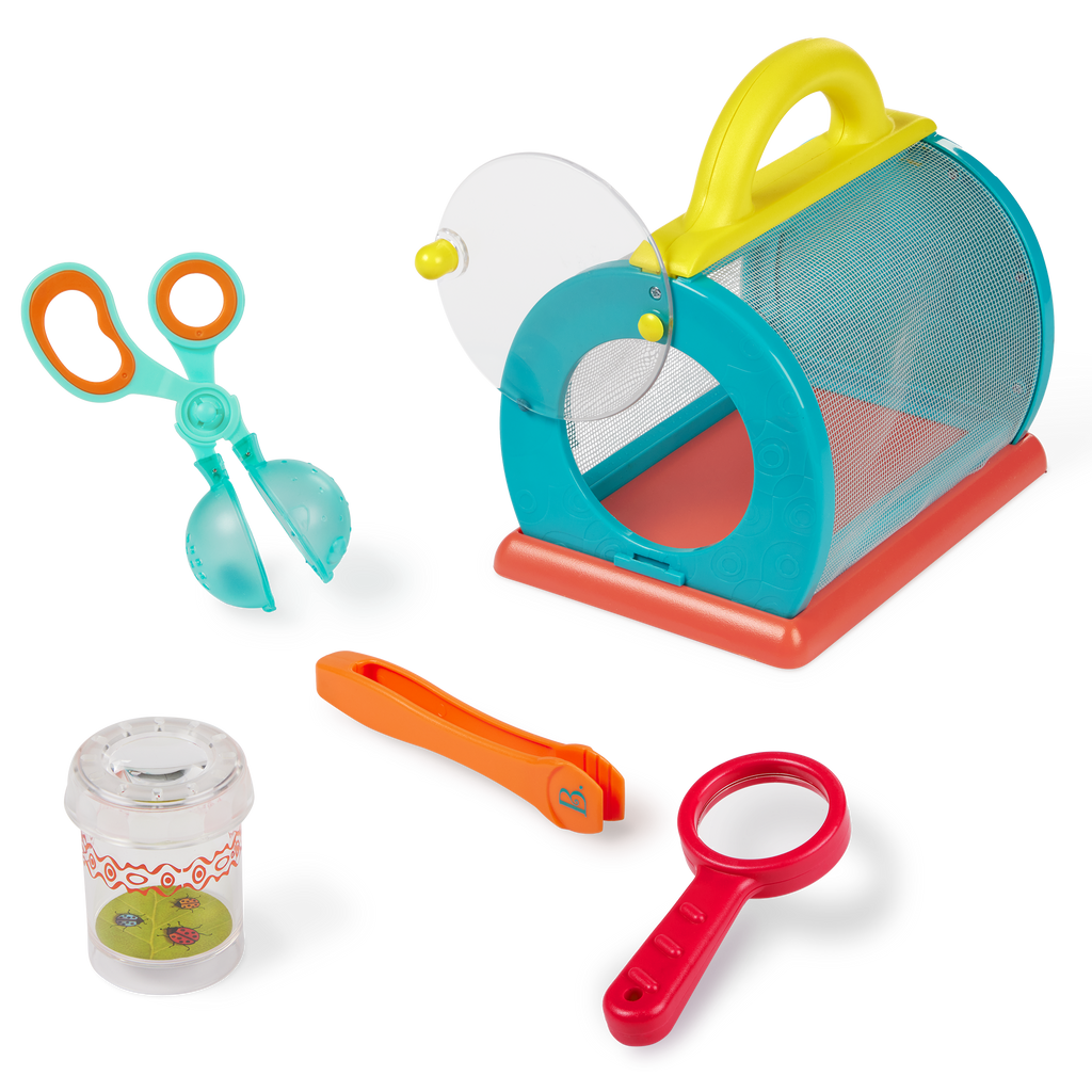 5-piece deluxe insect catching set for kids and toddlers with bug hotel