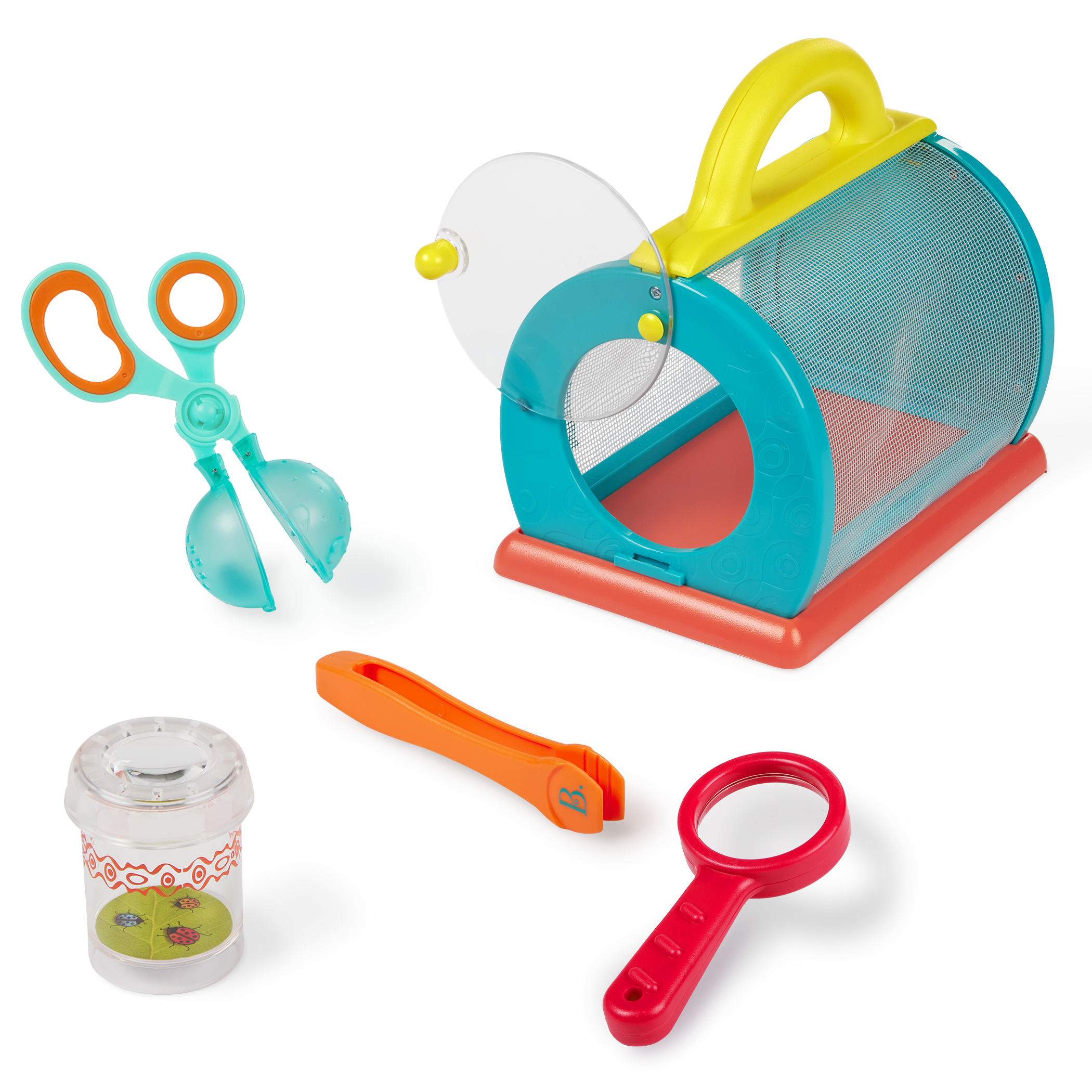 5-piece deluxe insect catching set for kids and toddlers with bug hotel