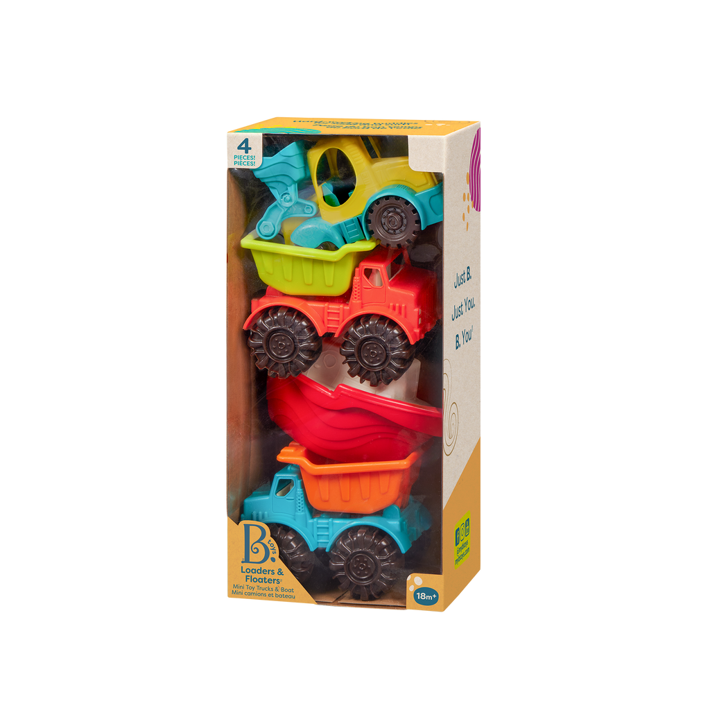 4-pack toy sand vehicles for kids