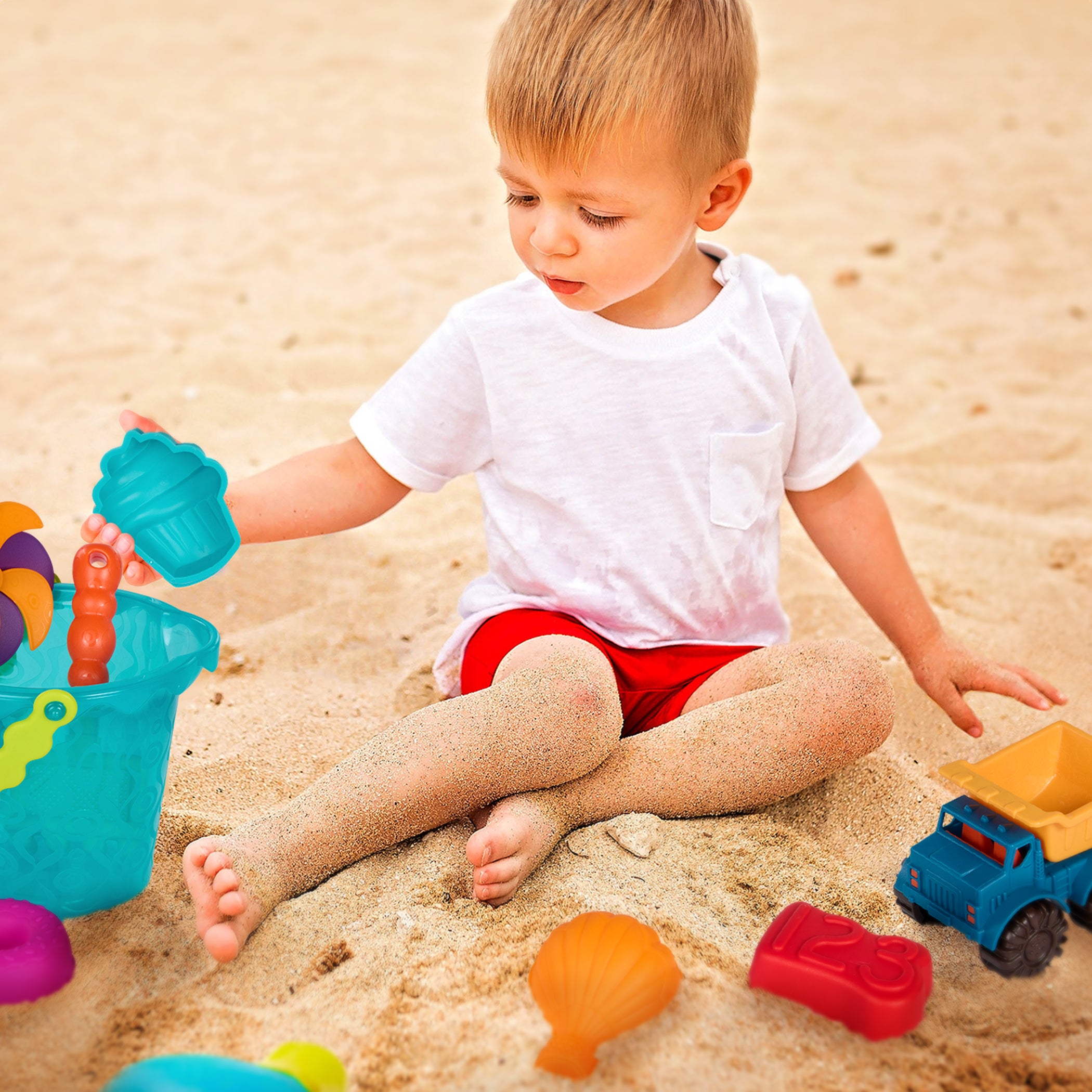 Beach bag playset summer toys for kids