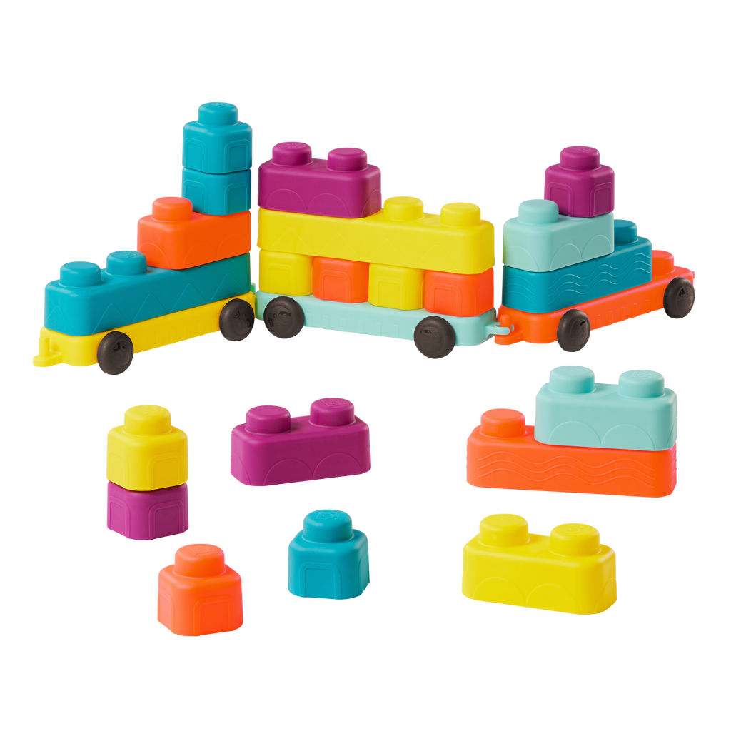 Sensory building blocks for babies