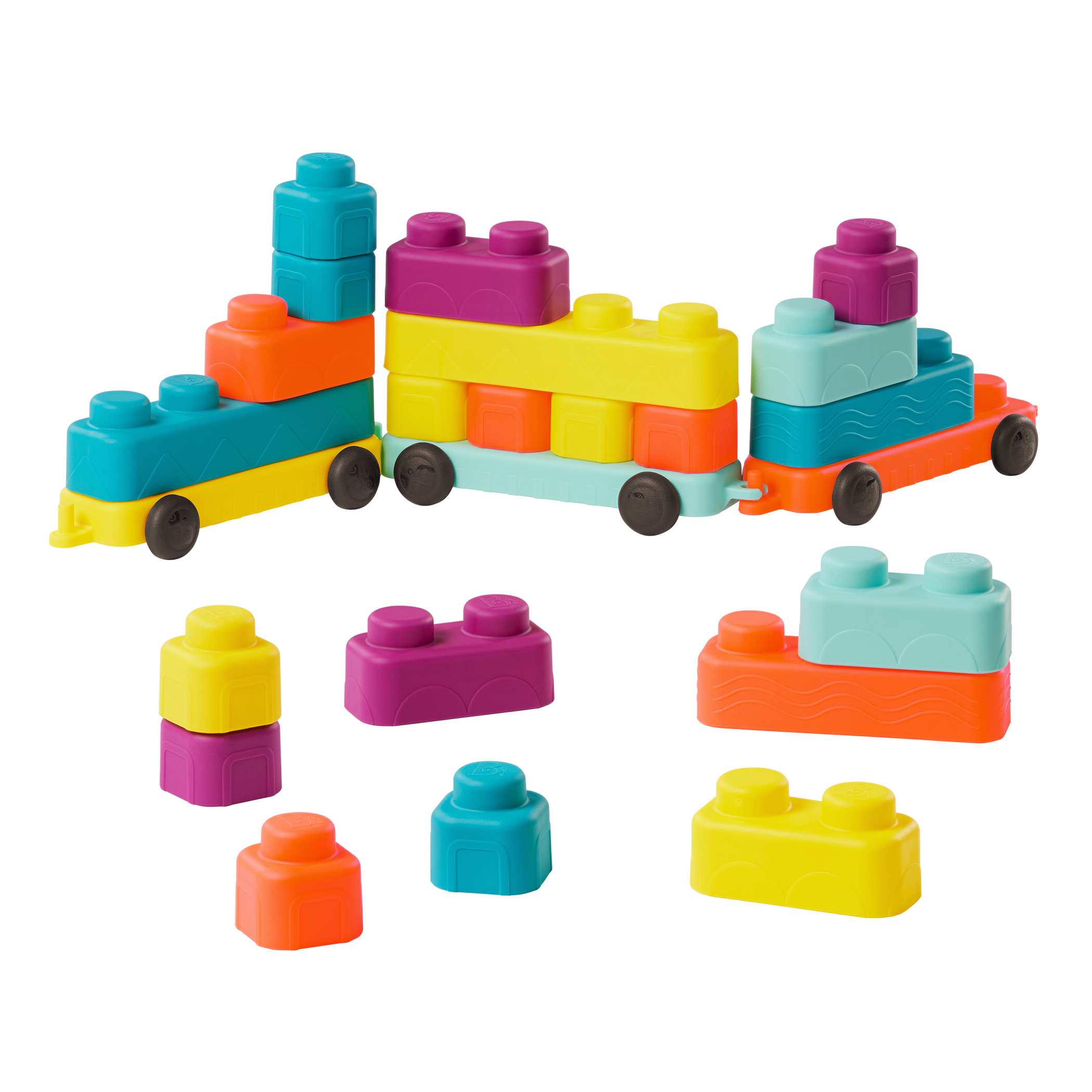 Sensory building blocks for babies