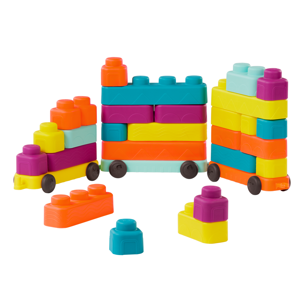 Sensory building blocks for babies